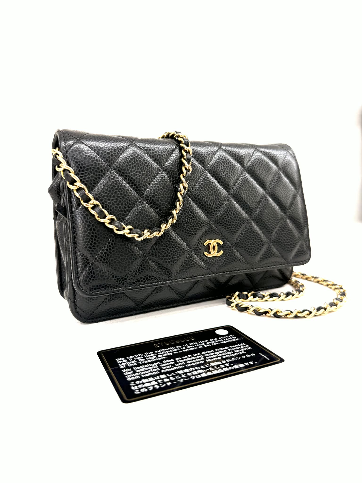 CHANEL WALLET CHAIN NERA