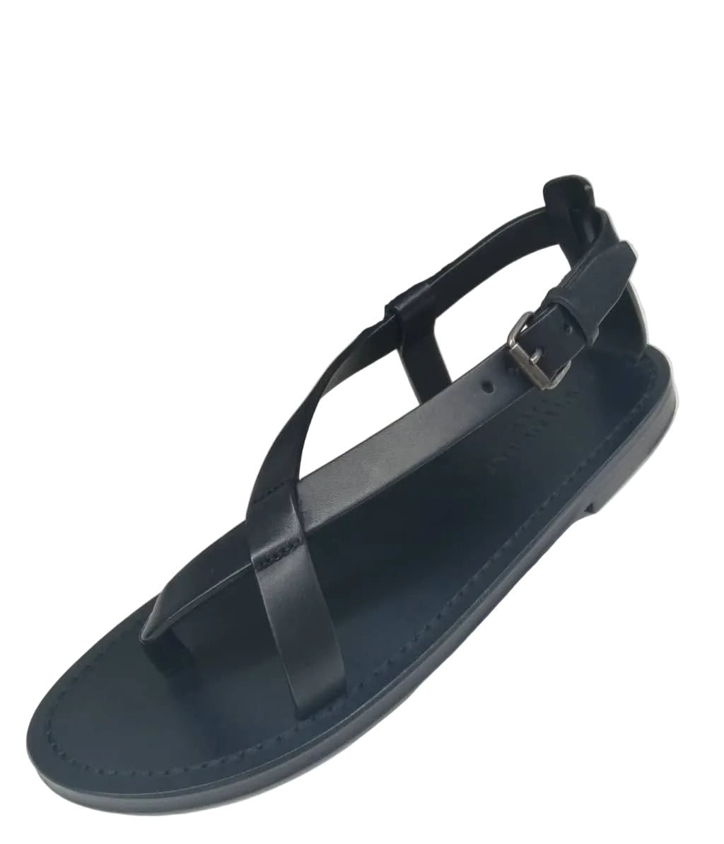 YSL SANDALI PIATTI CULVER IN PELLE LISCIA