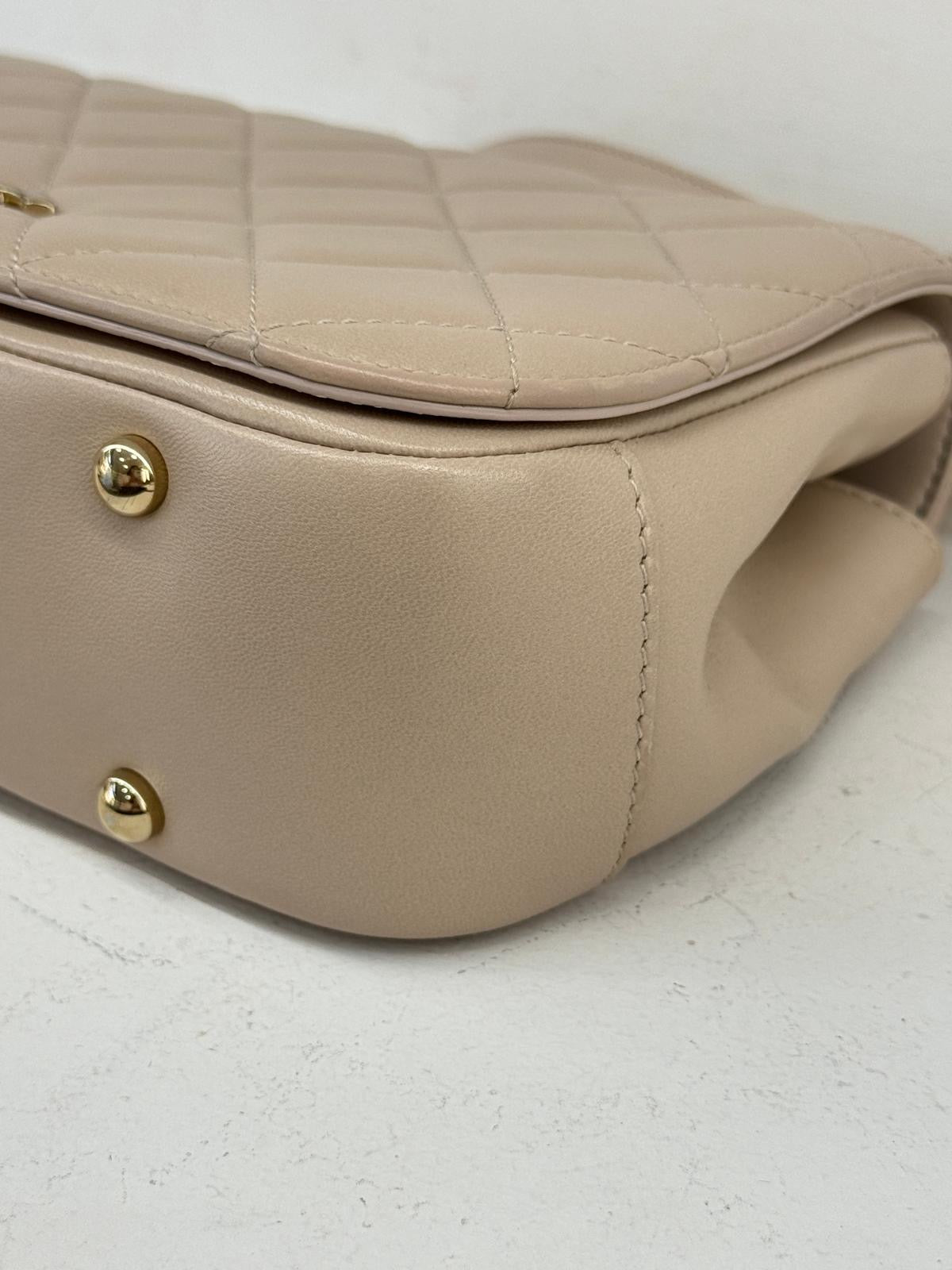 CHANEL CARRY CHIC TOP HANDLE FLAP