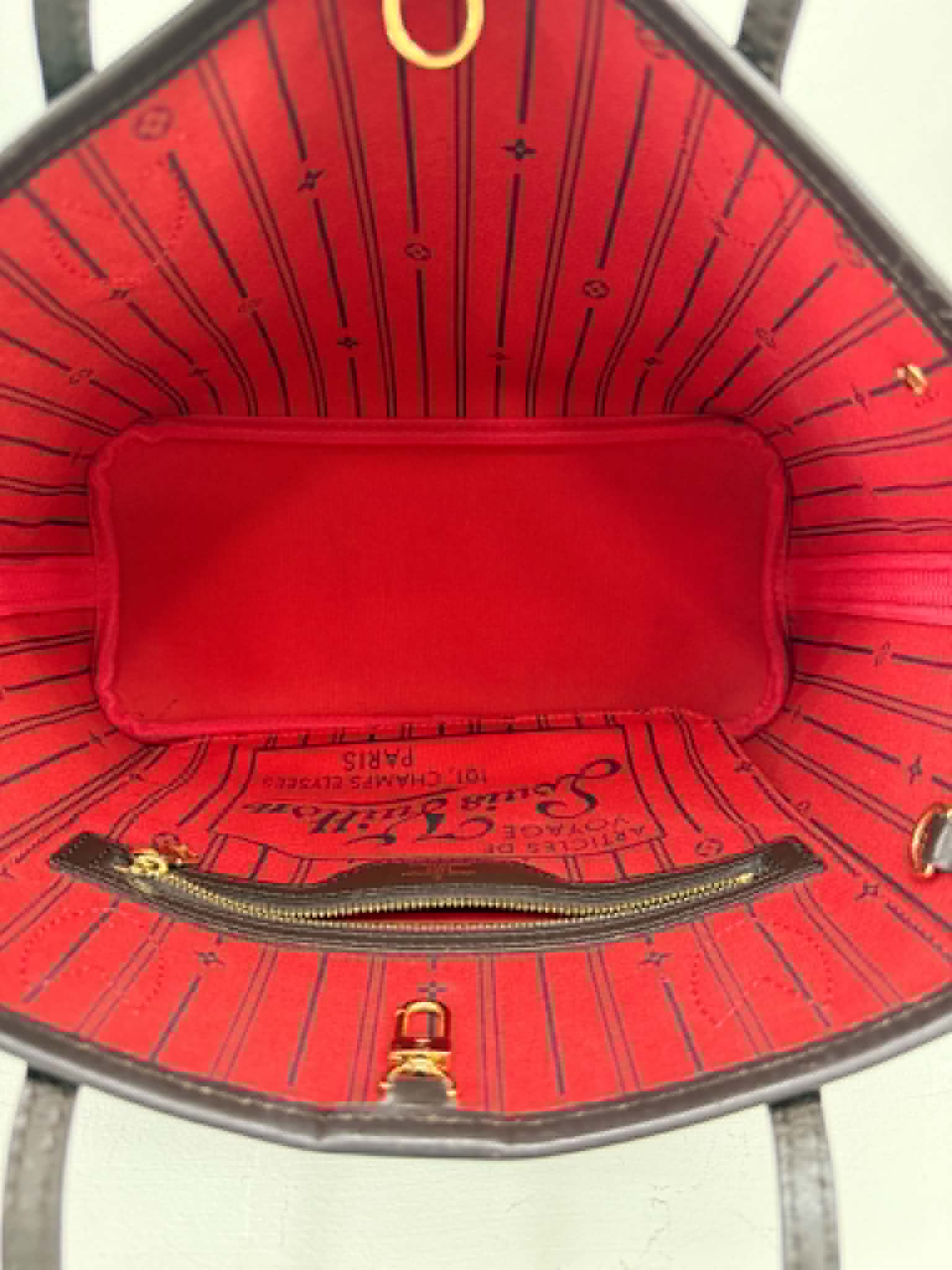 LOUIS VUITTON NEVERFULL PM EBENE