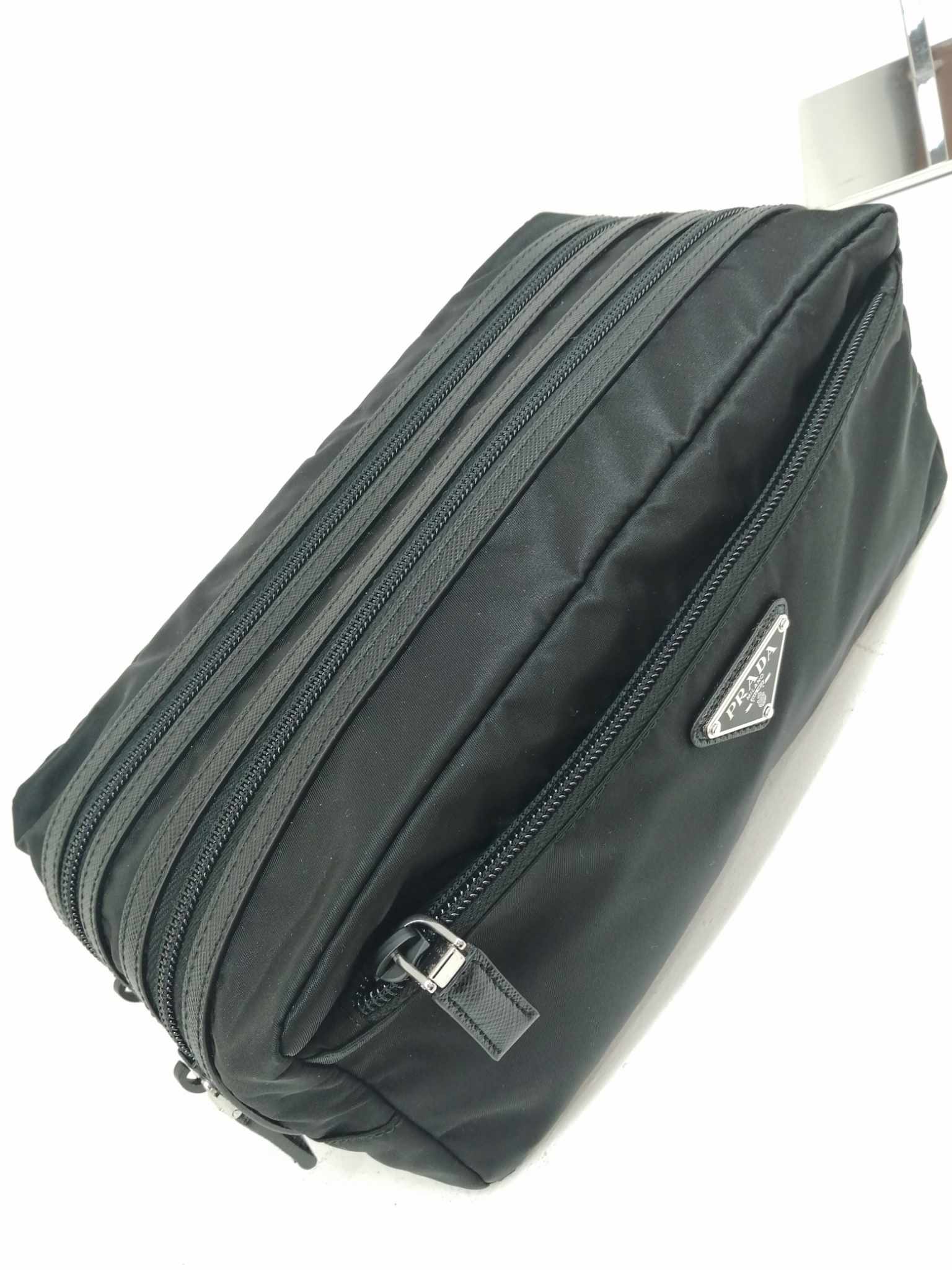 Prada Pouch Re-Nylon e Saffiano