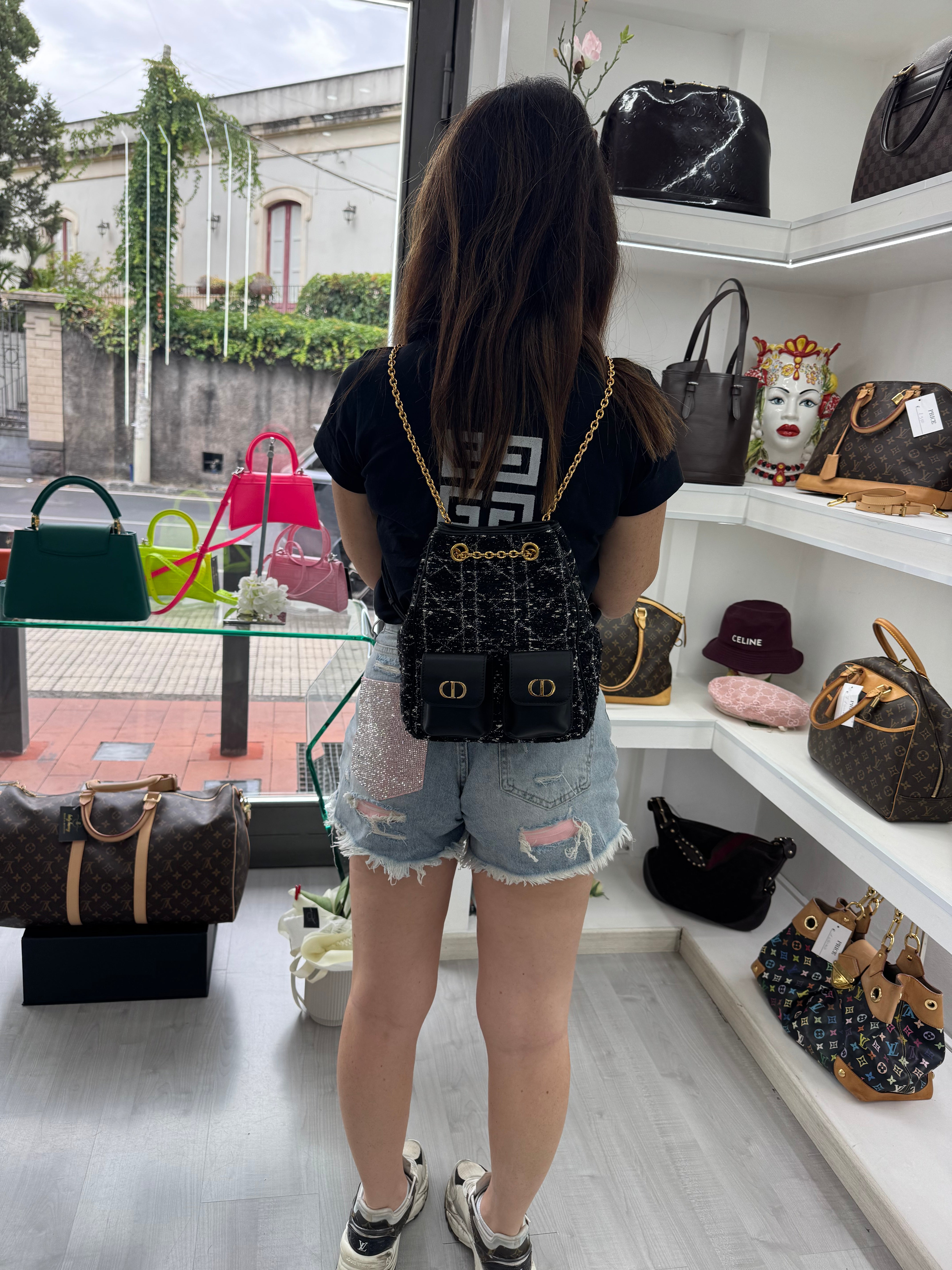 CHRISTIAN DIOR CARO ZAINO MULTICARRY MEDIO