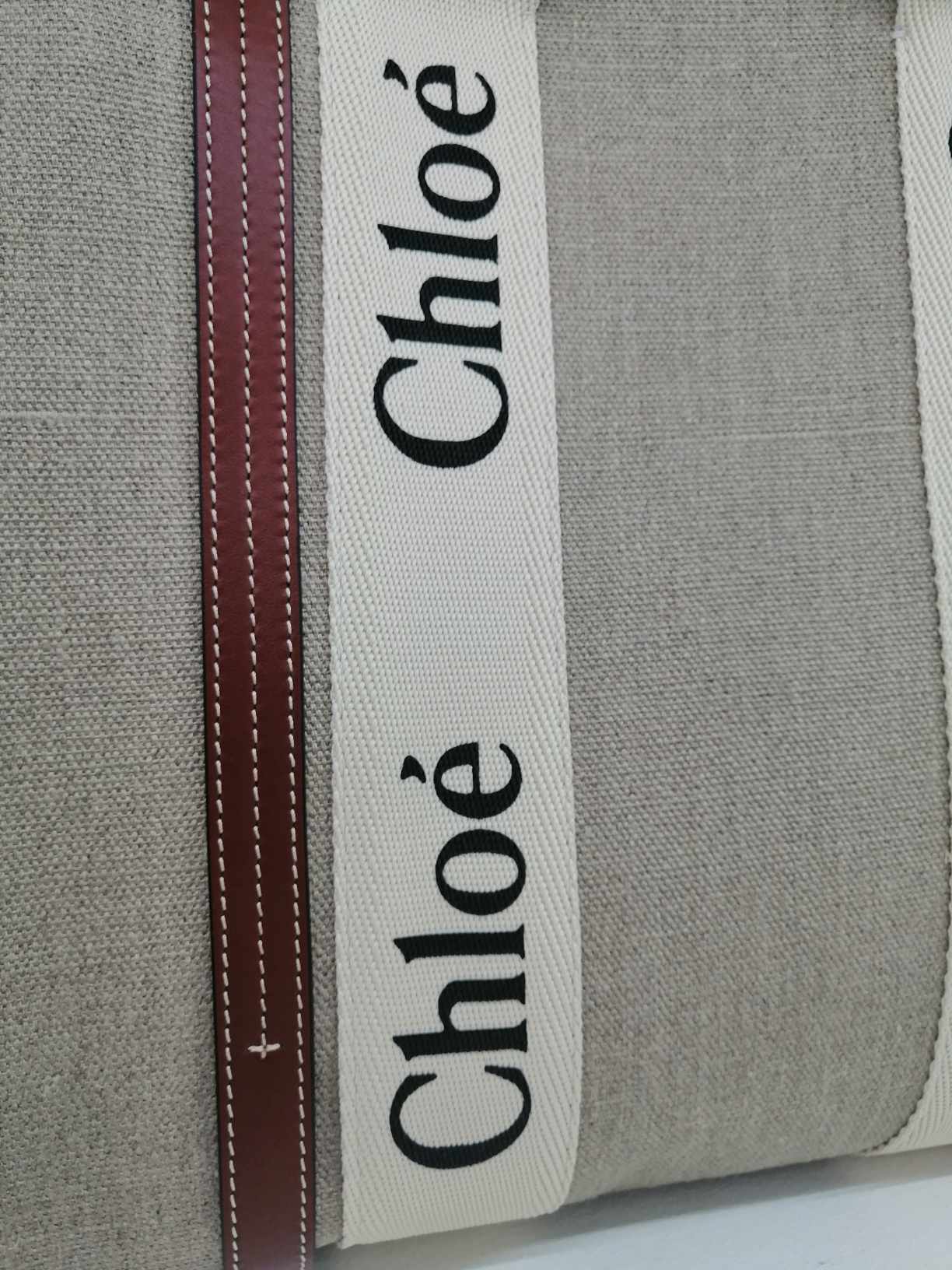 Chloè Tote Bag Woody In Lino