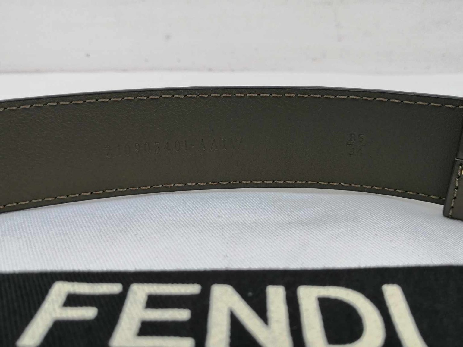 Fendi Cintura FF Oval Belt Tg 85