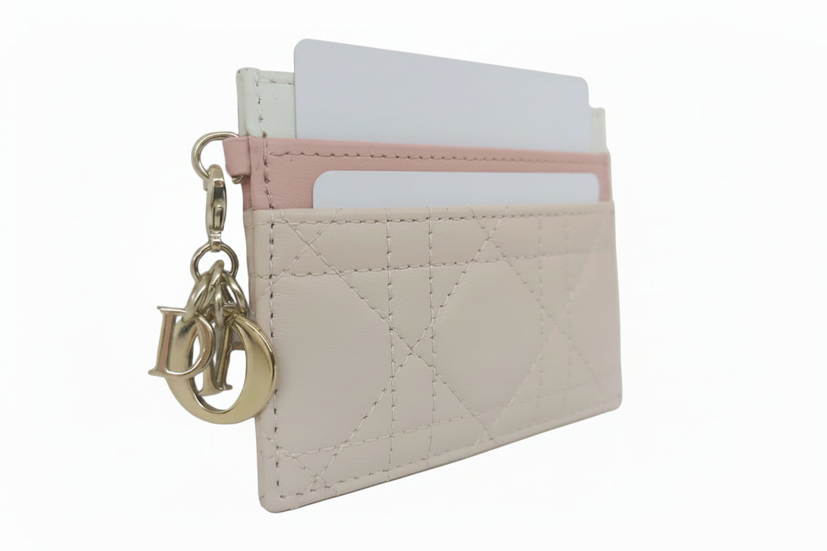 CHRISTIAN DIOR PORTACARTE FREESIA LADY DIOR