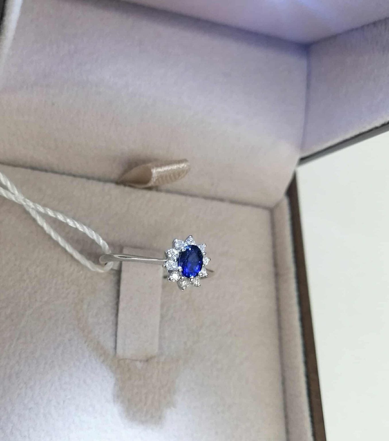 Nardelli Coll. Ellis Anello Eternal Zaffiro e Diamanti