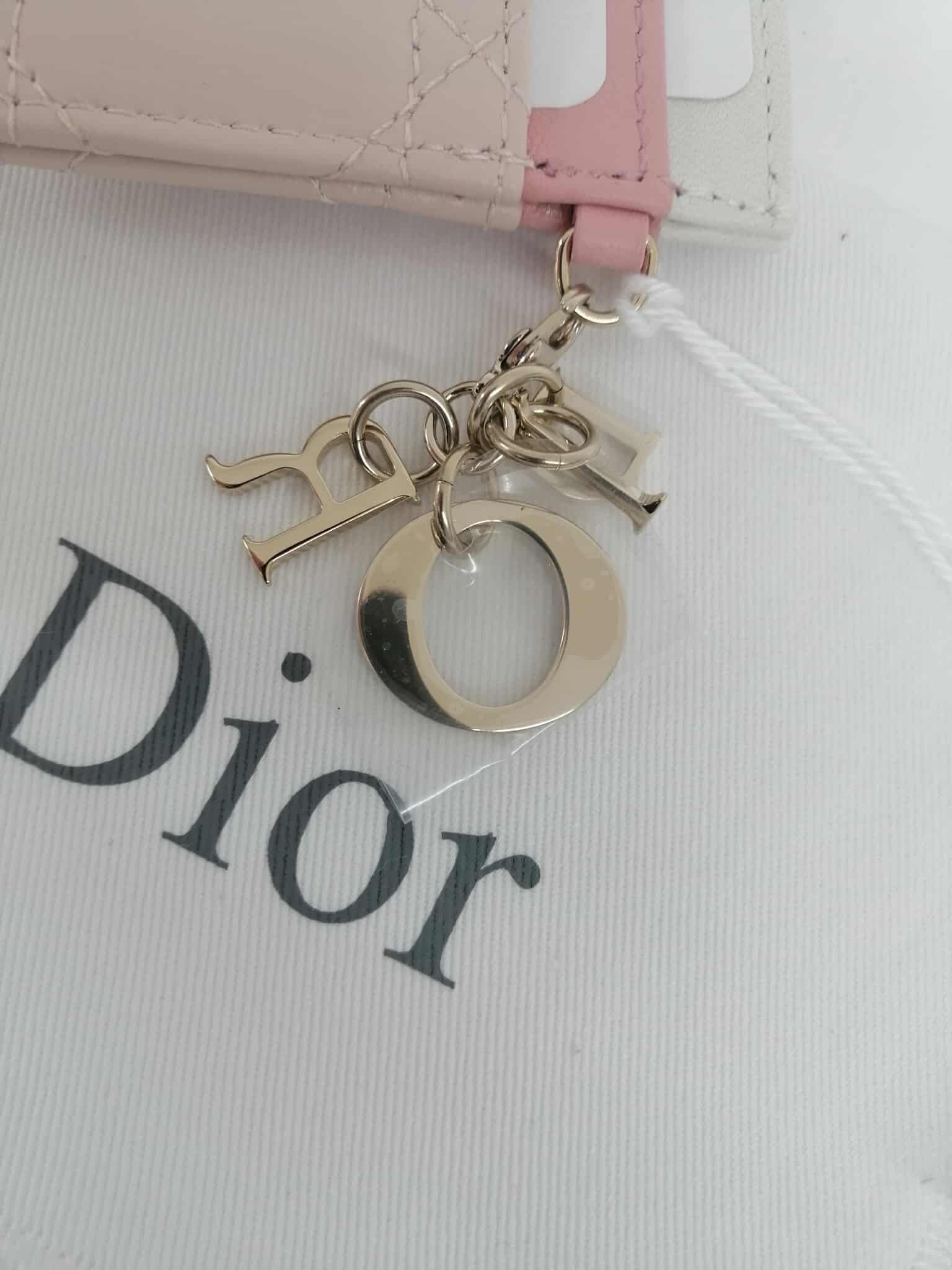 Christian Dior Portacarte Freesia Lady Dior