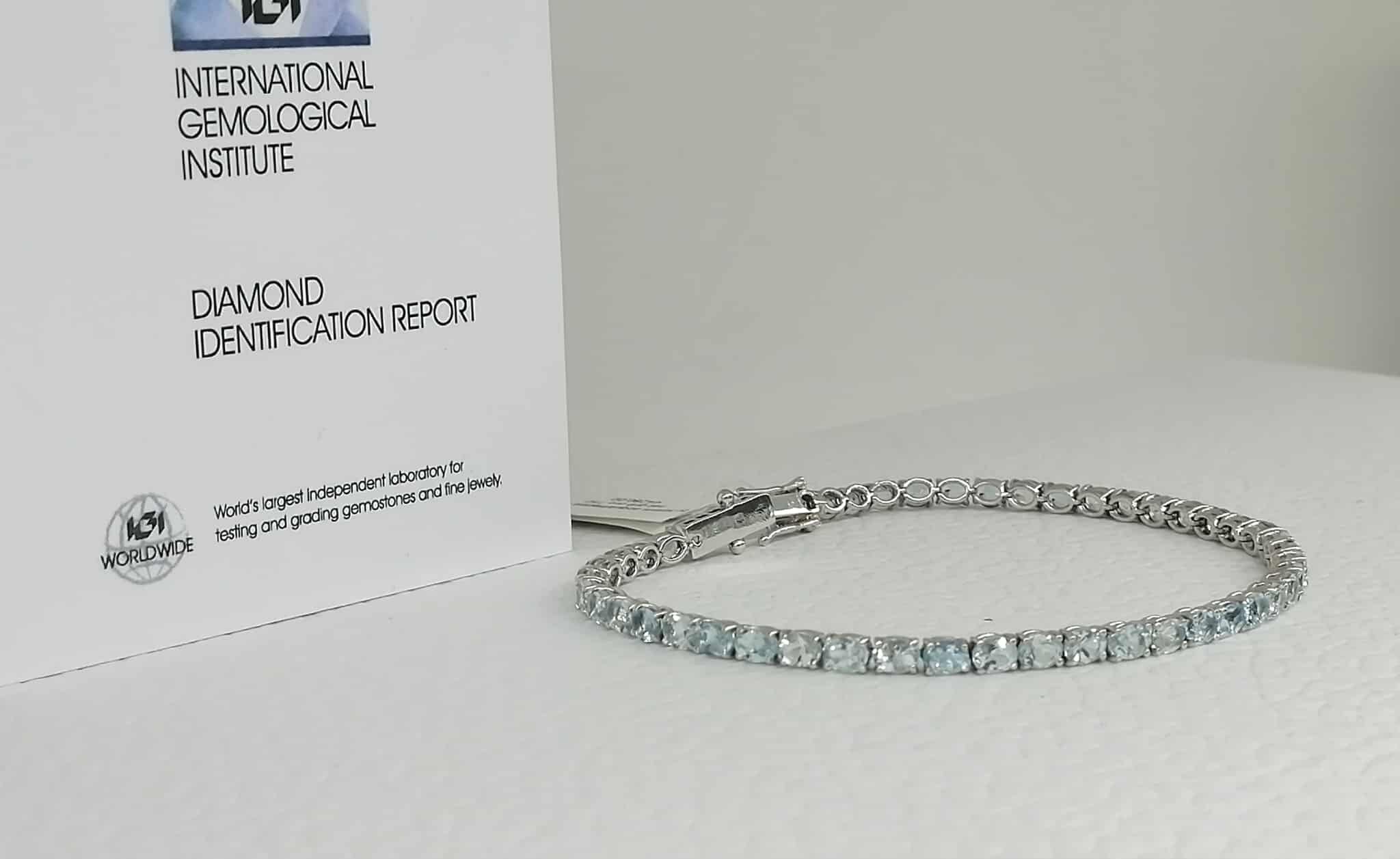 TENNIS BRACCIALE ACQUA MARINA