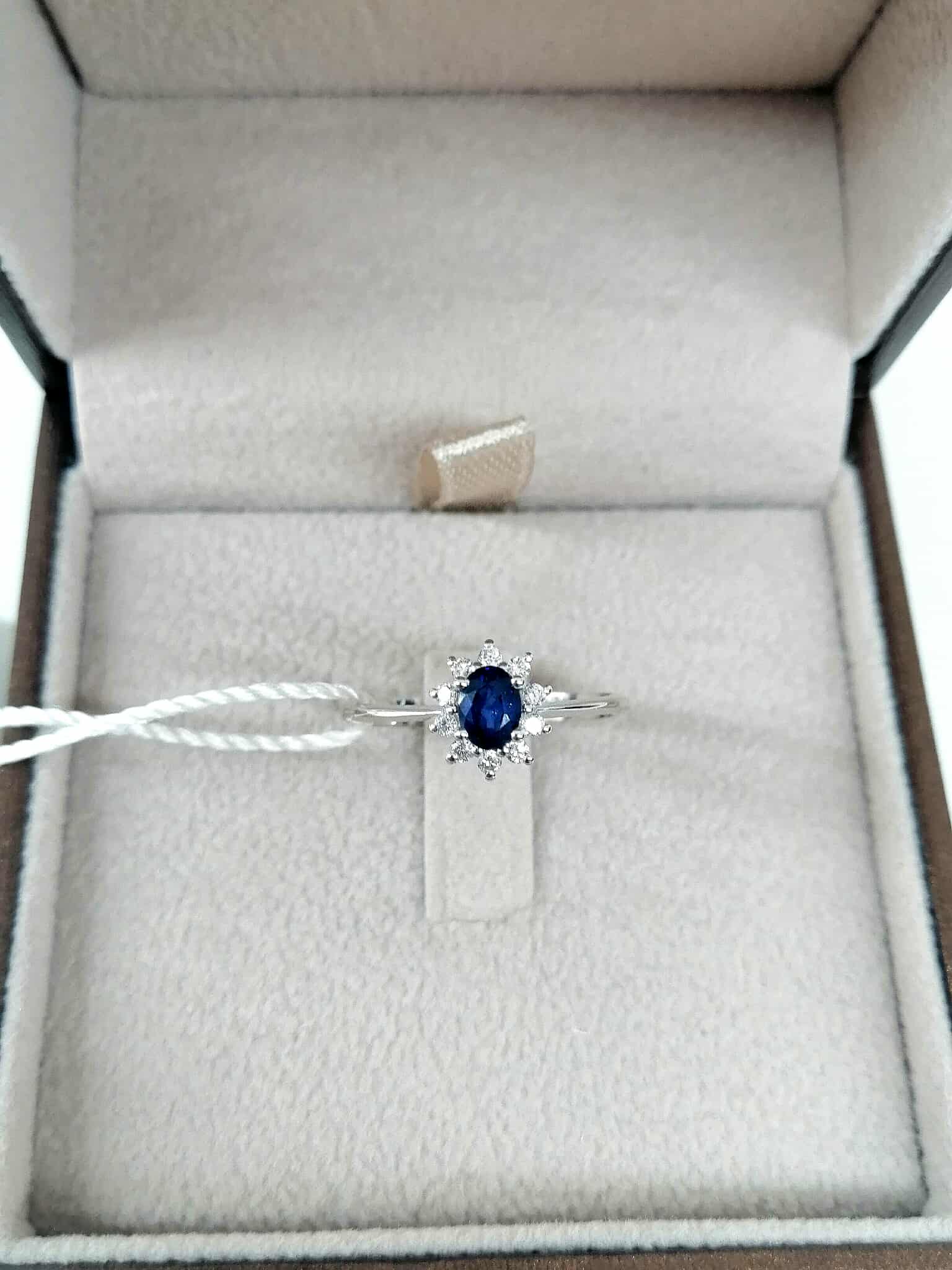 Nardelli Coll. Ellis Anello Eternal Zaffiro e Diamanti