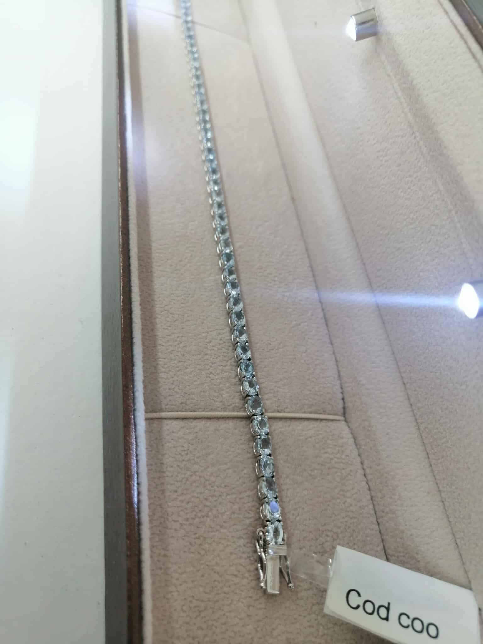 TENNIS BRACCIALE ACQUA MARINA