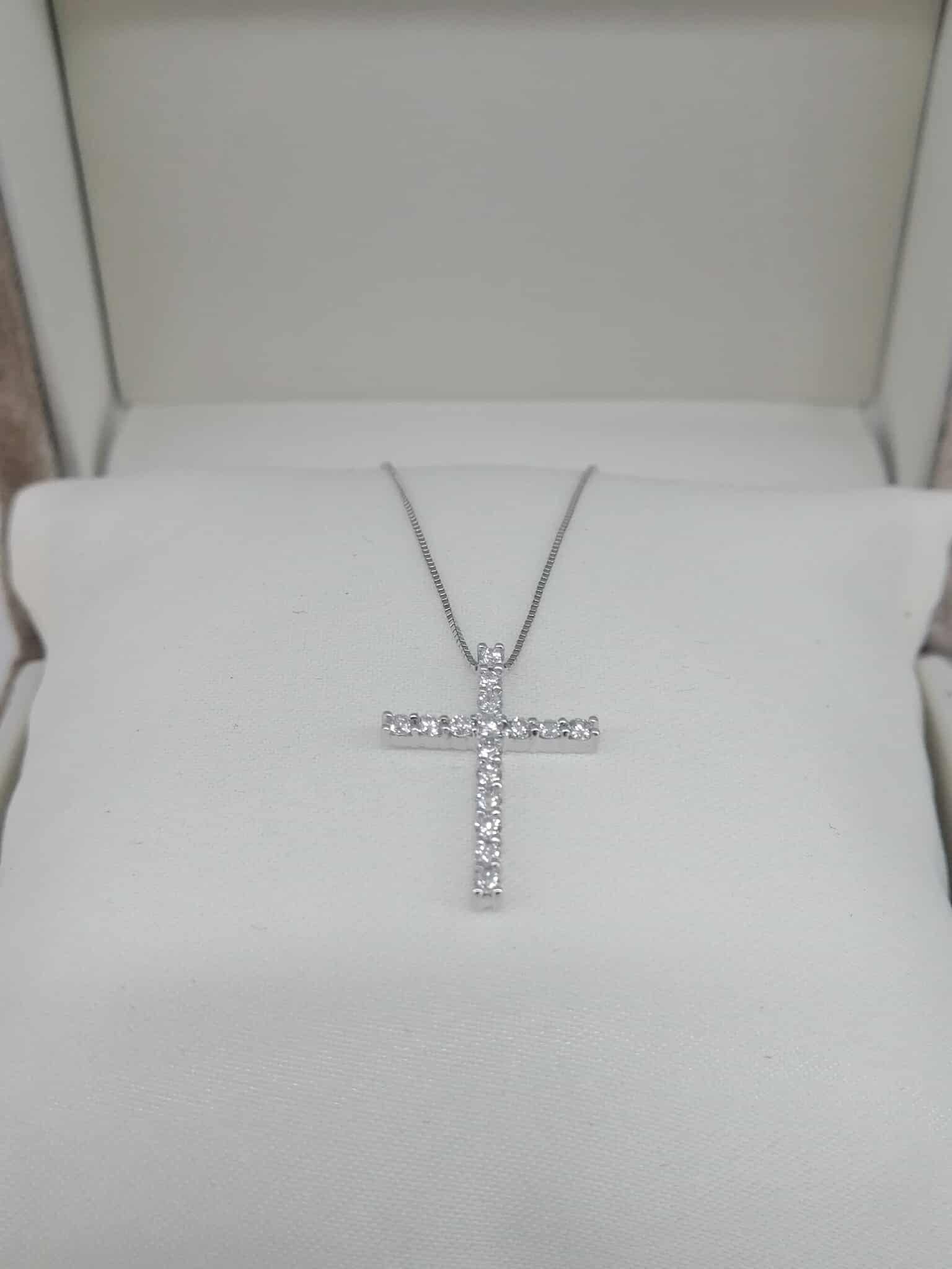 Nardelli Coll. Ellis Collier Crucis Oro e Diamanti