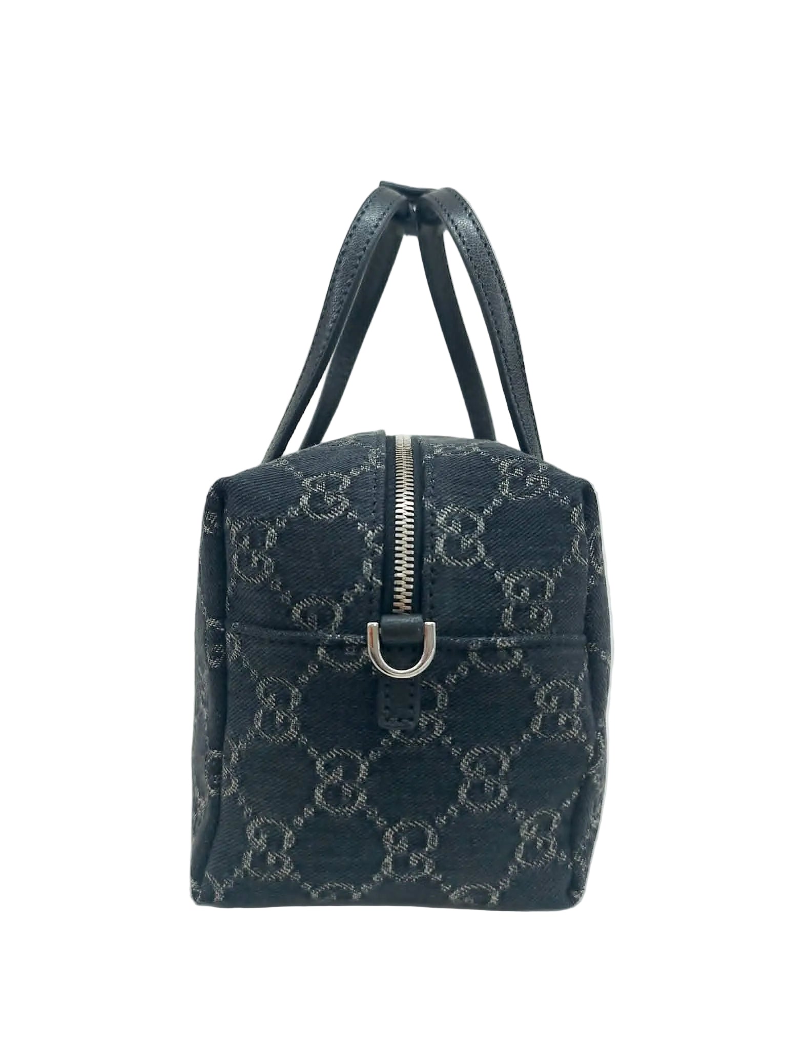 GUCCI BOSTON MINI BAULETTO DENIM GG