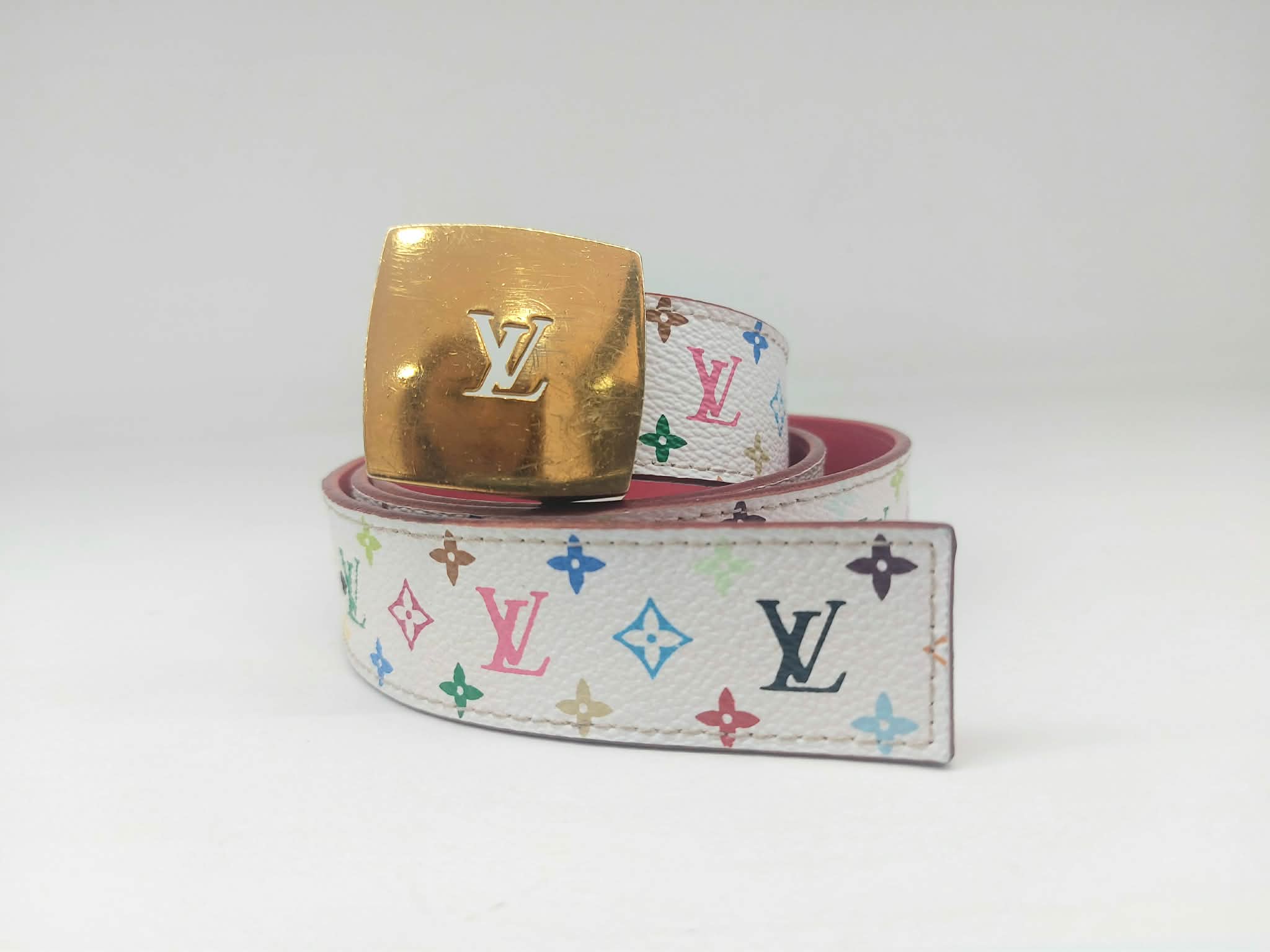 LOUIS VUITTON CINTURA MULTICOLOR TG80