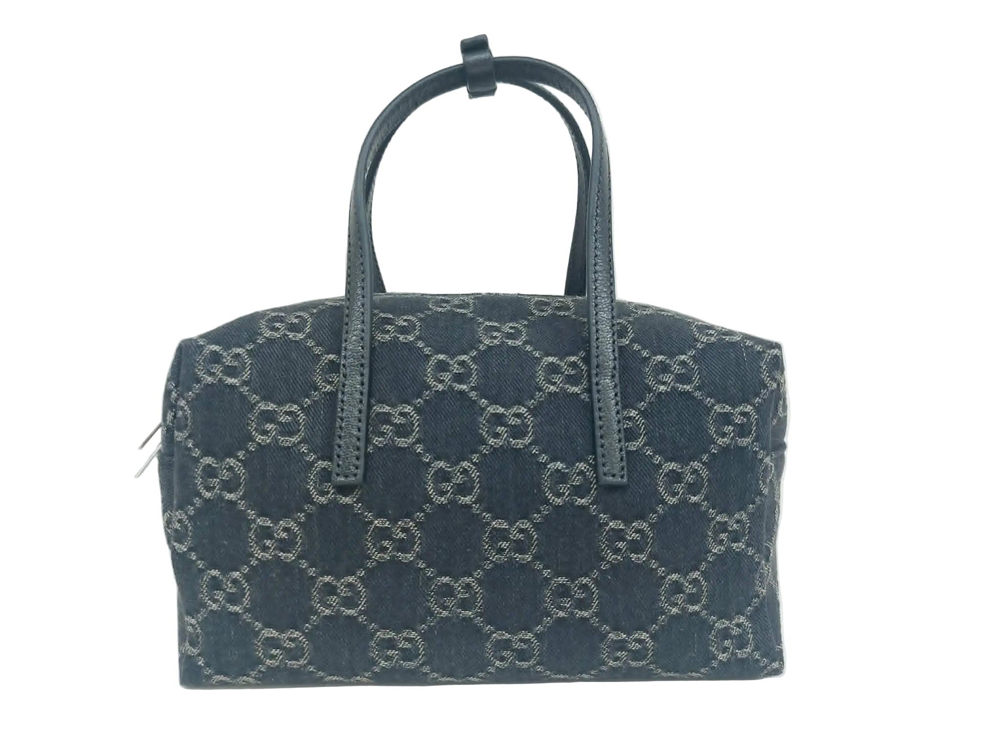GUCCI BOSTON MINI BAULETTO DENIM GG