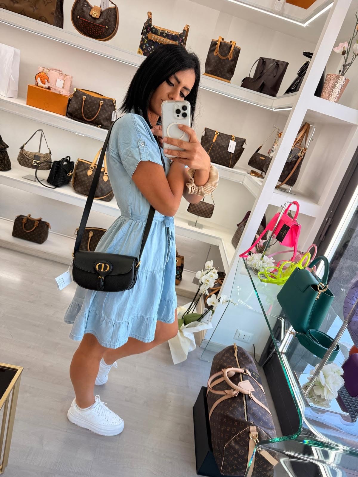 CHRISTIAN DIOR MINI EAST-WEST DIOR BOBBY