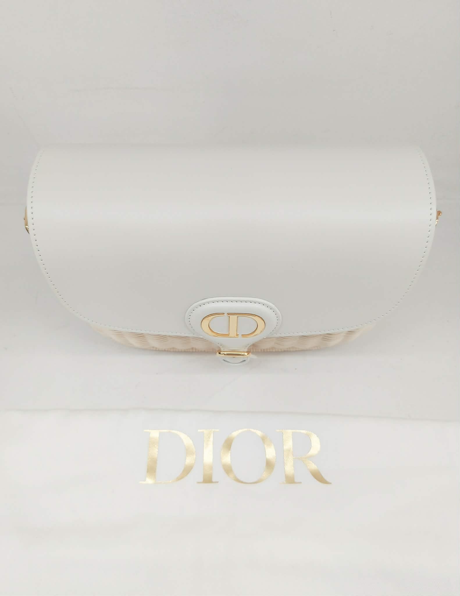 CHRISTIAN DIOR MEDIA BOBBY IN RATTAN