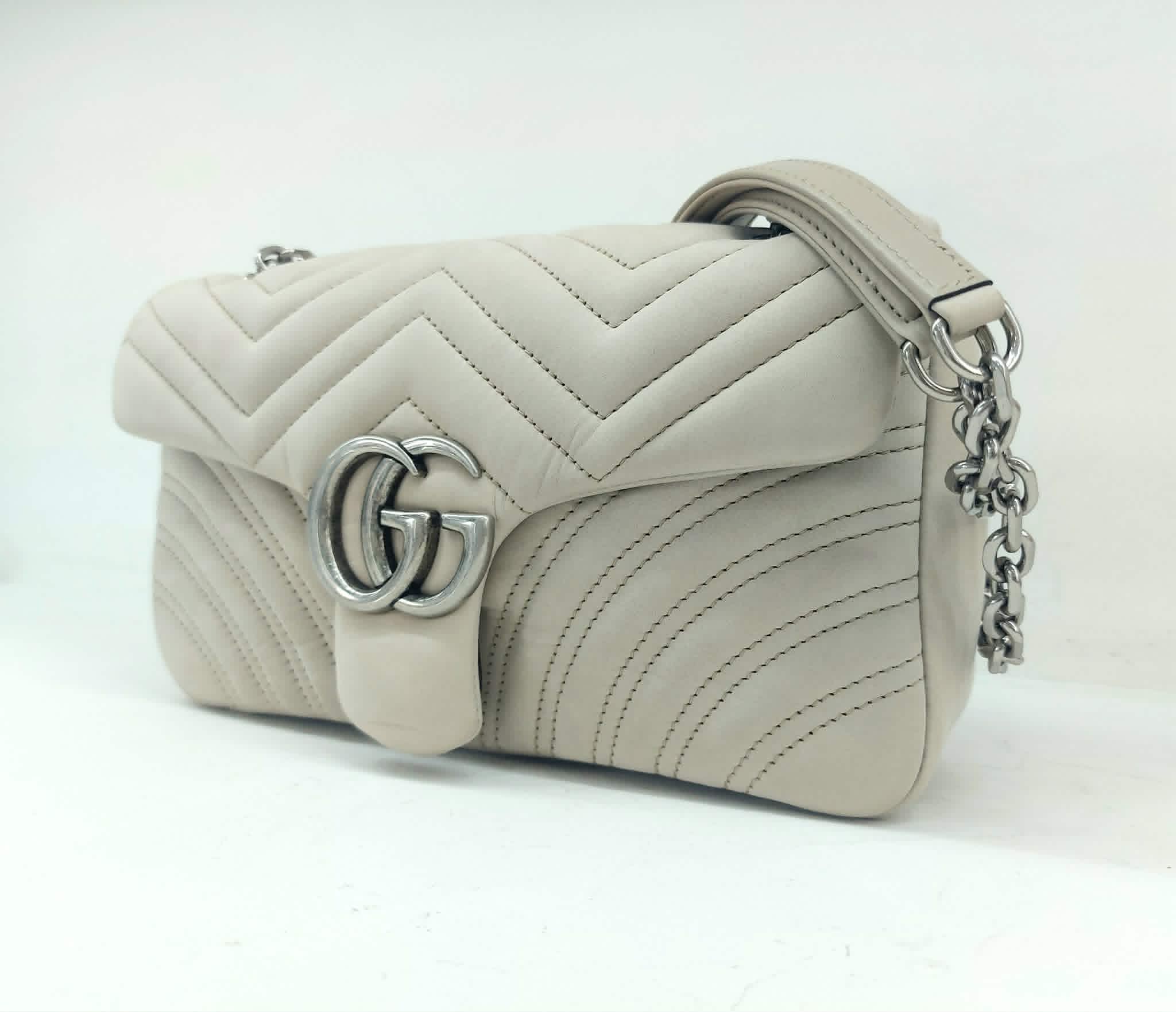GUCCI MARMONT GG 26 IN SUEDE