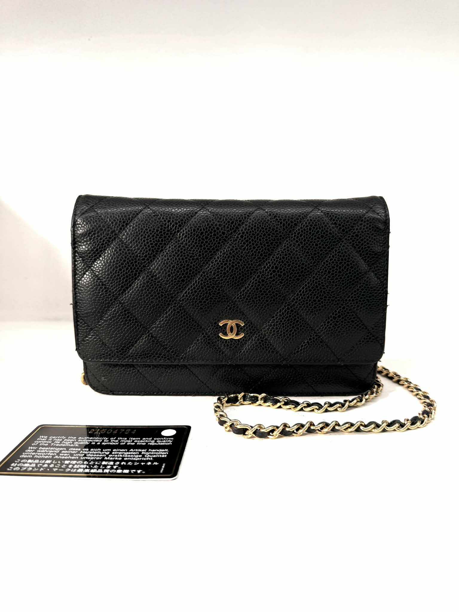 CHANEL WALLET CHAIN NERA