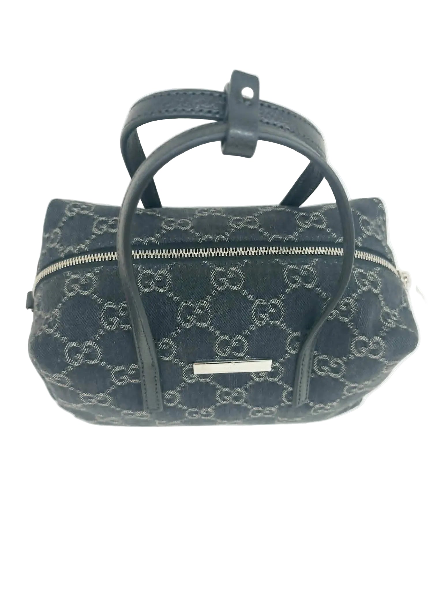 GUCCI BOSTON MINI BAULETTO DENIM GG