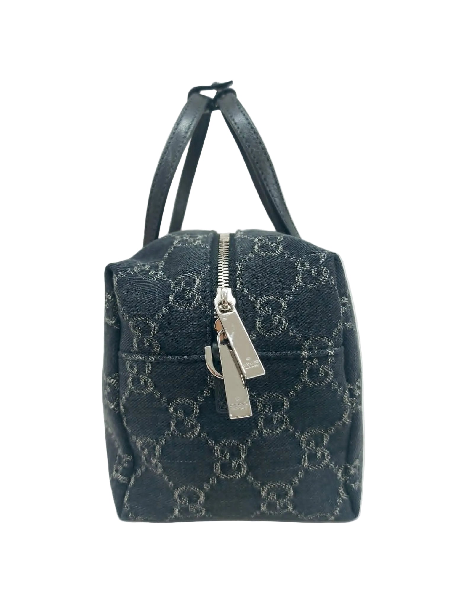 GUCCI BOSTON MINI BAULETTO DENIM GG