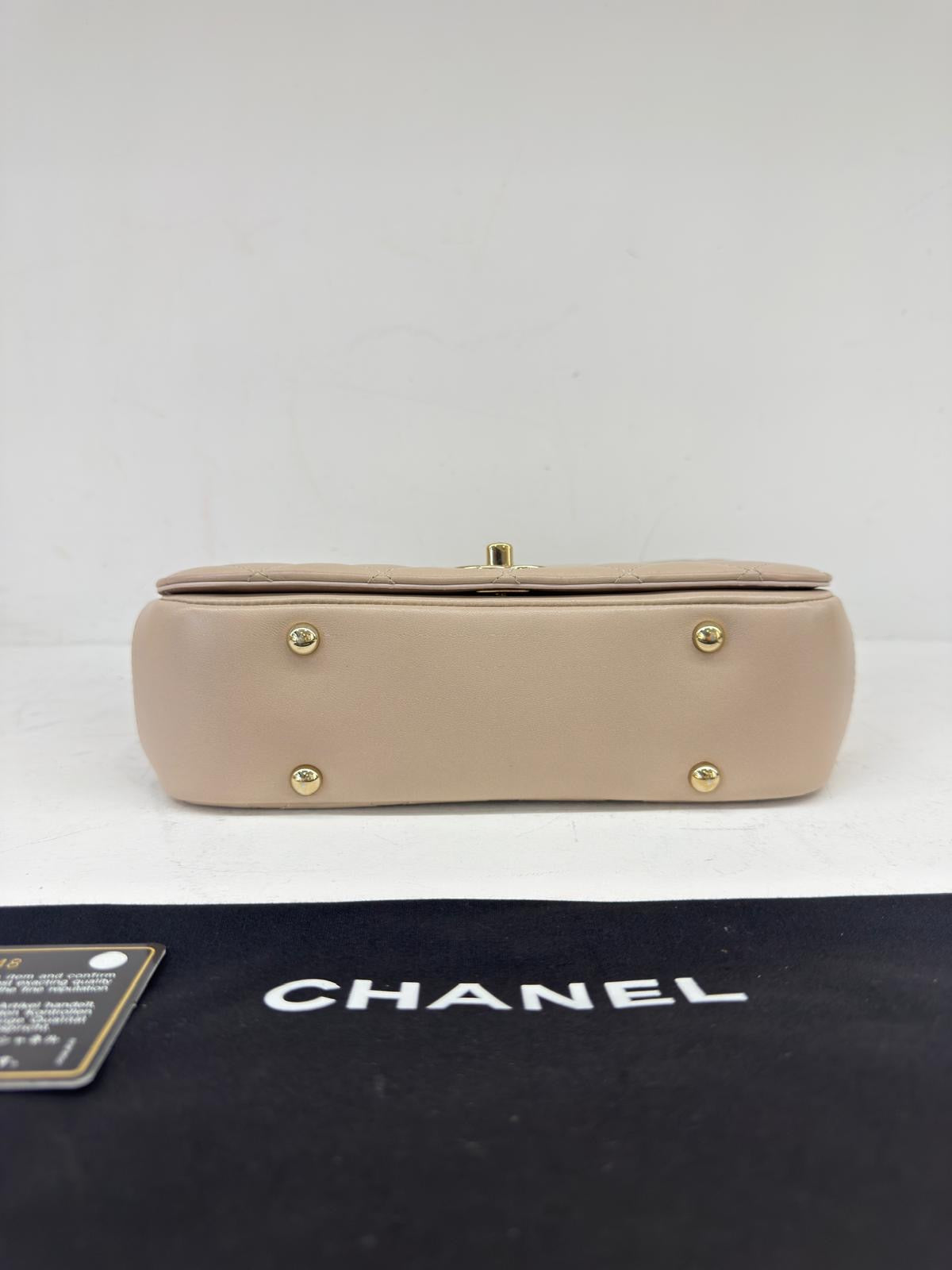 CHANEL CARRY CHIC TOP HANDLE FLAP