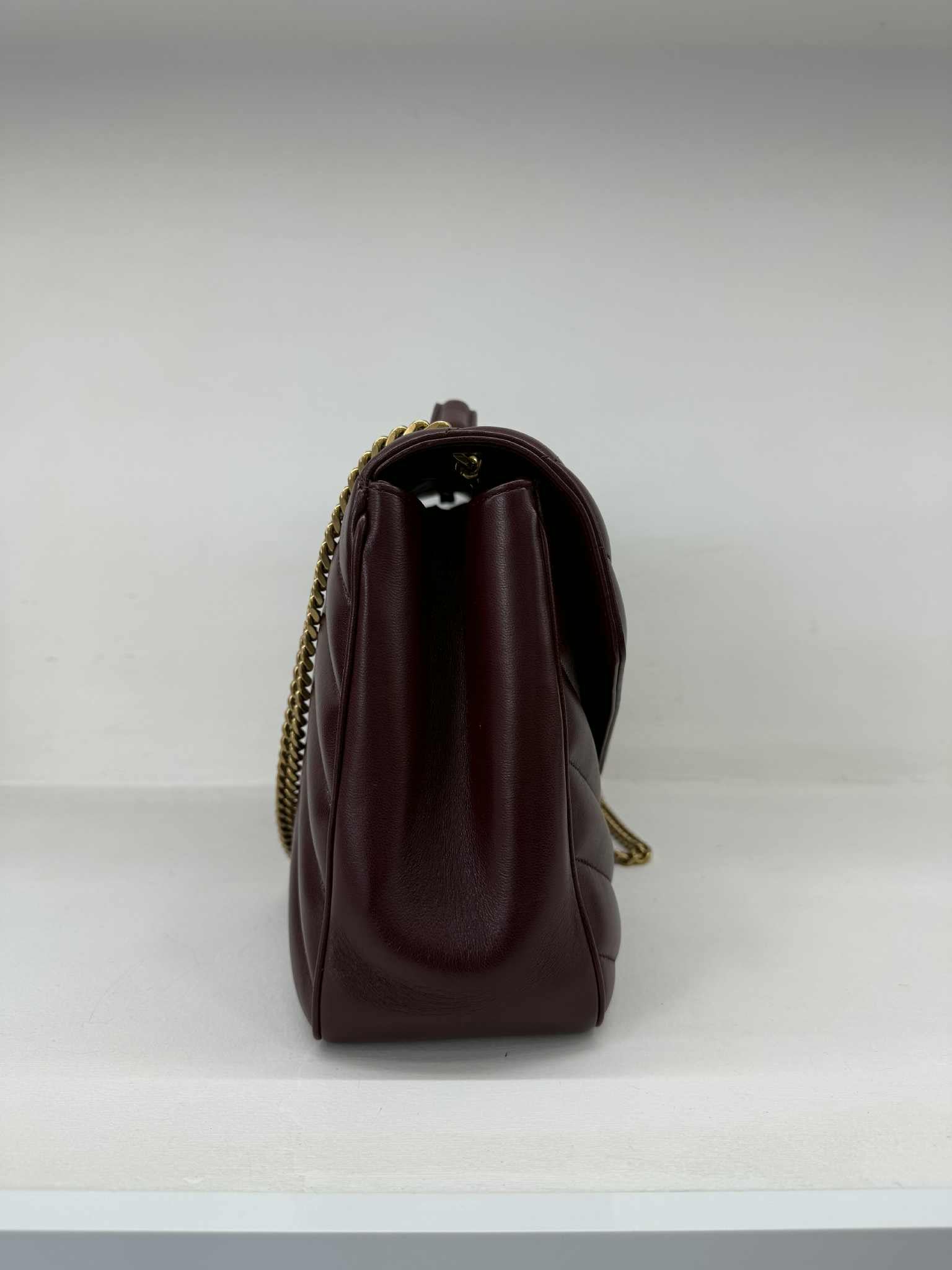 LOULOU MEDIUM IN PELLE DI AGNELLO TRAPUNTATA