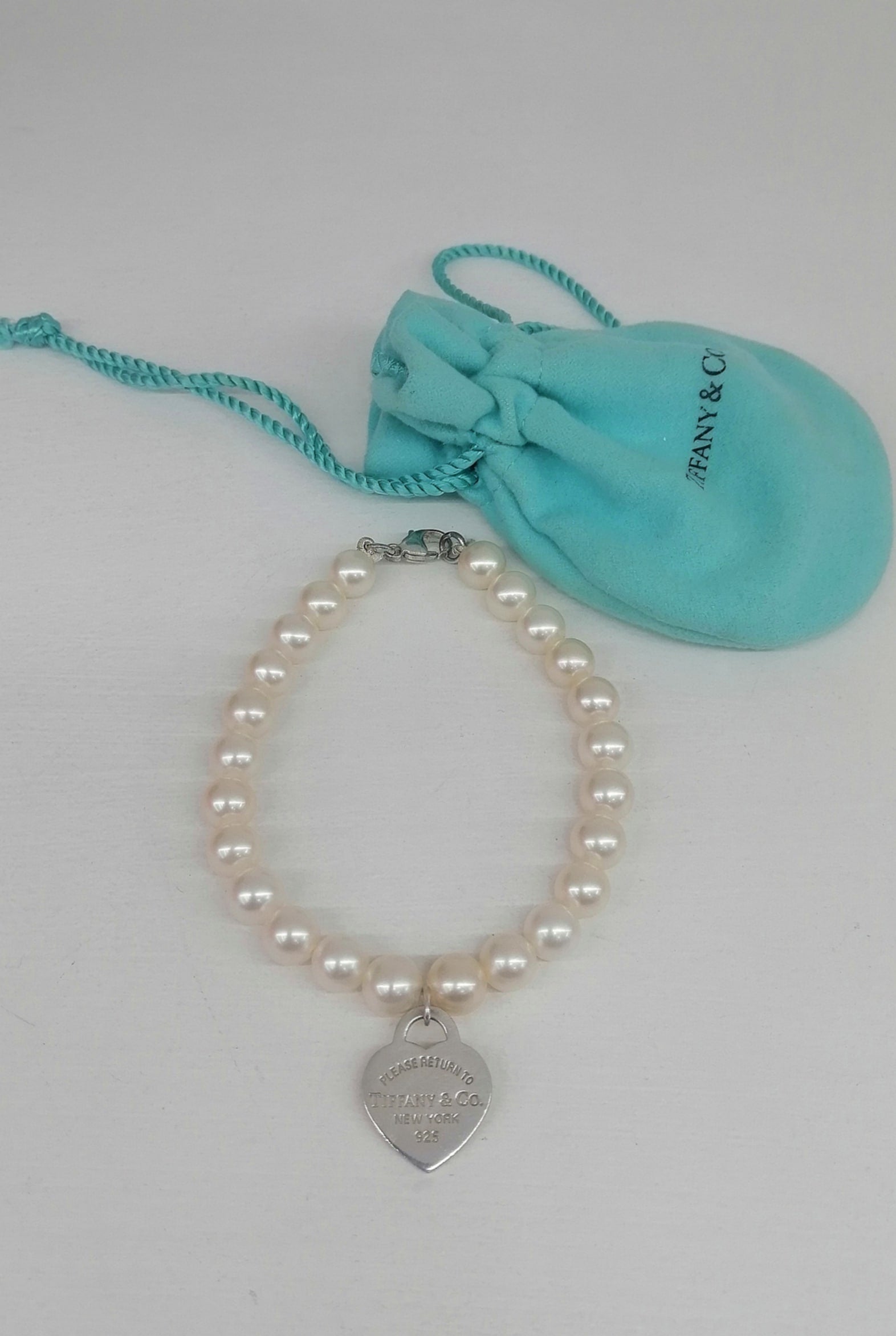 TIFFANY&Co. BRACCIALE PERLE HEART