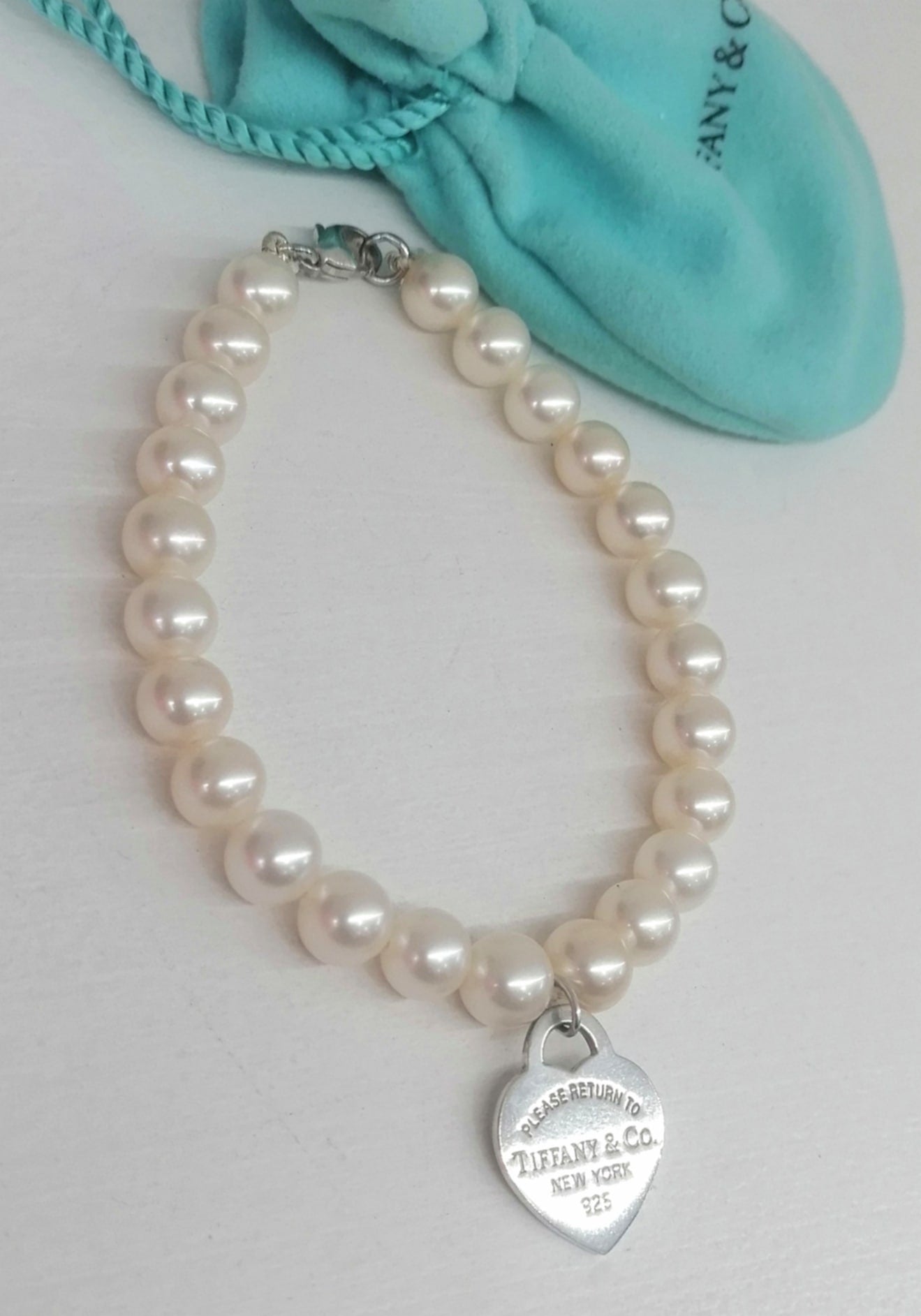 TIFFANY&Co. BRACCIALE PERLE HEART