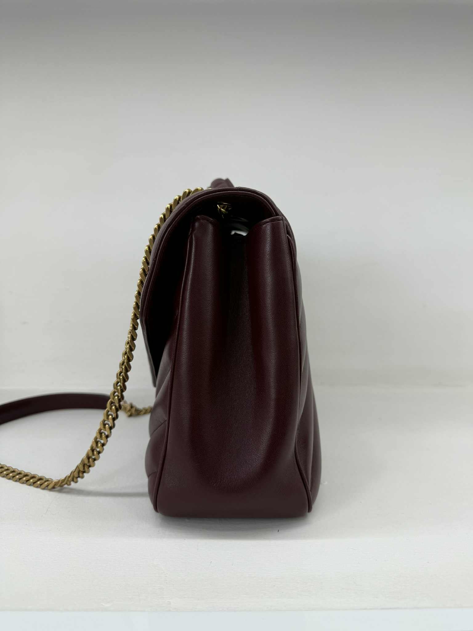 LOULOU MEDIUM IN PELLE DI AGNELLO TRAPUNTATA