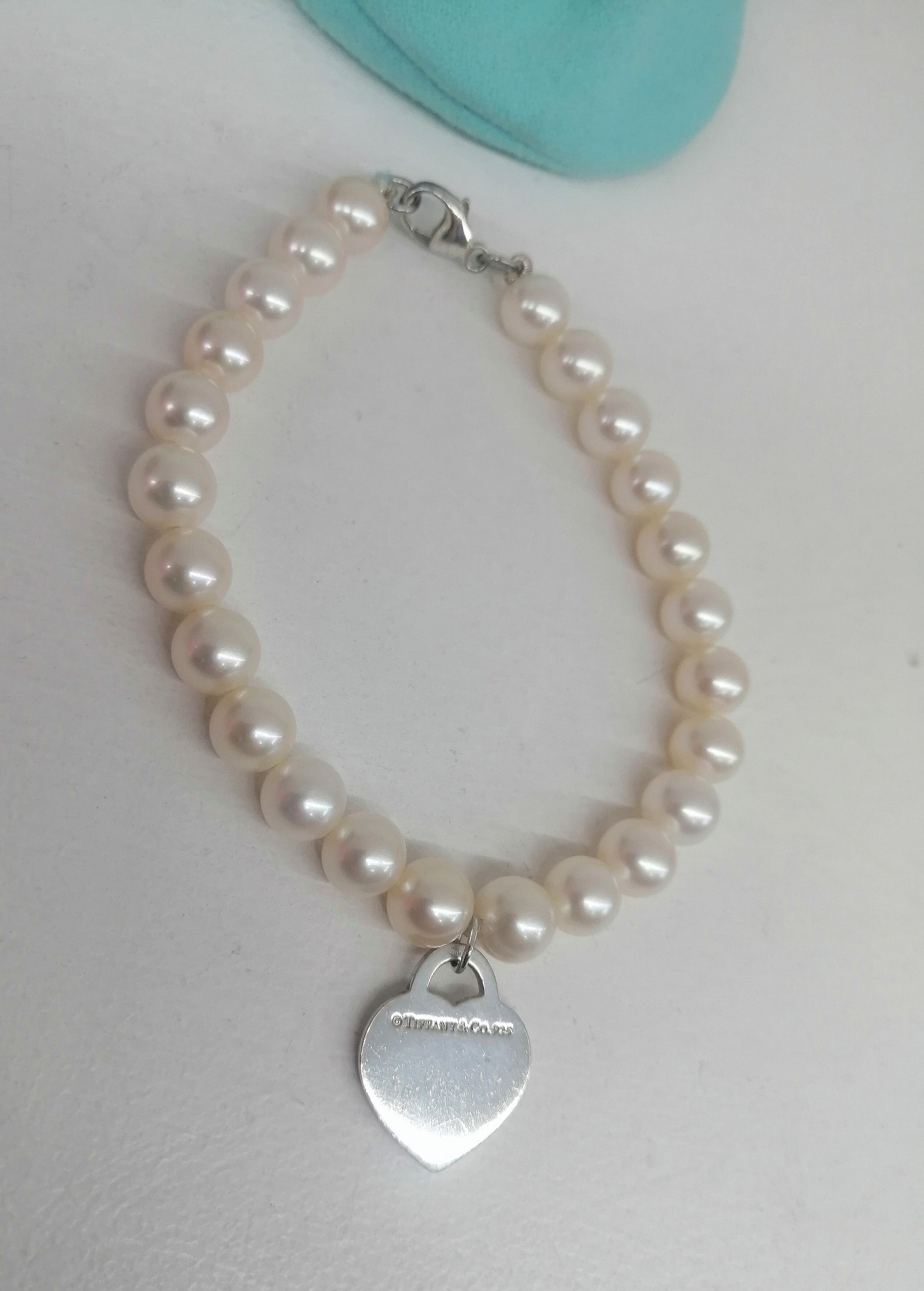 TIFFANY&Co. BRACCIALE PERLE HEART