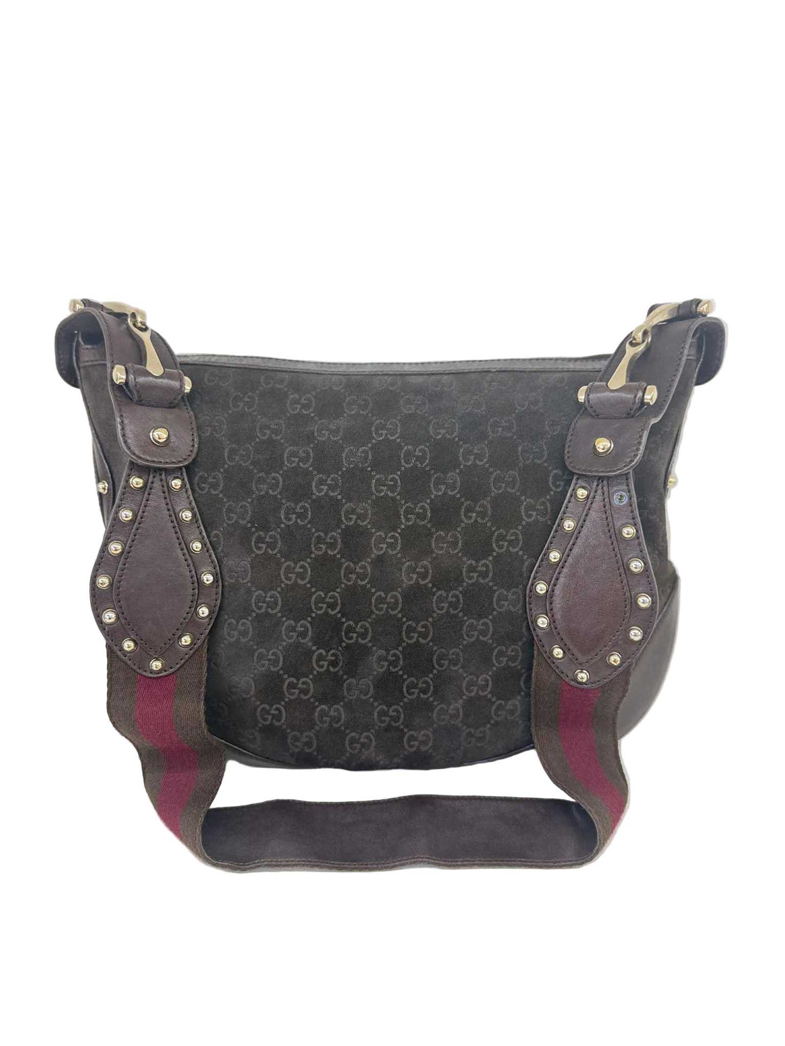 GUCCI TRACOLLA IN CAMOSCIO