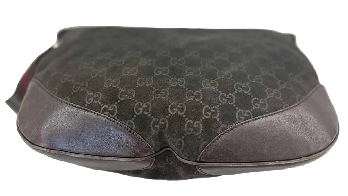 GUCCI TRACOLLA IN CAMOSCIO