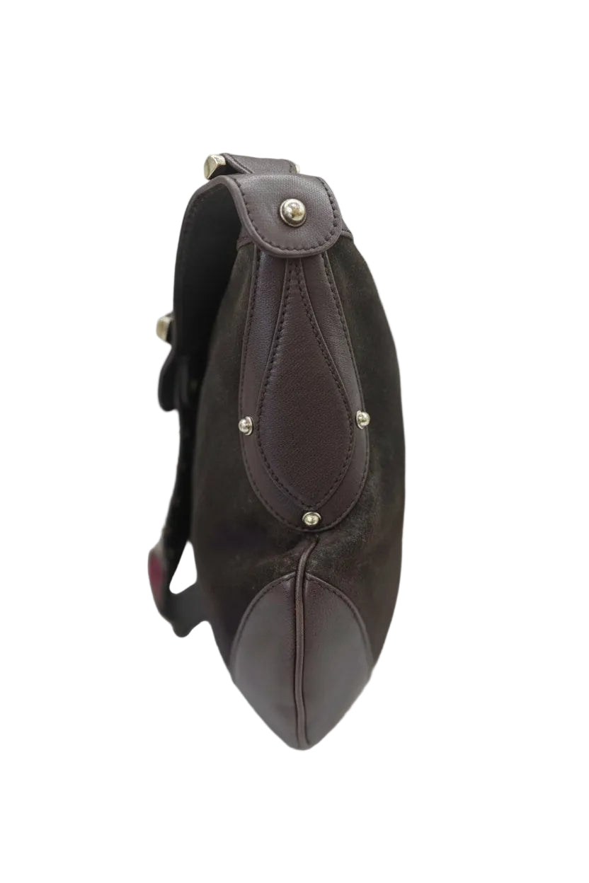 GUCCI TRACOLLA IN CAMOSCIO