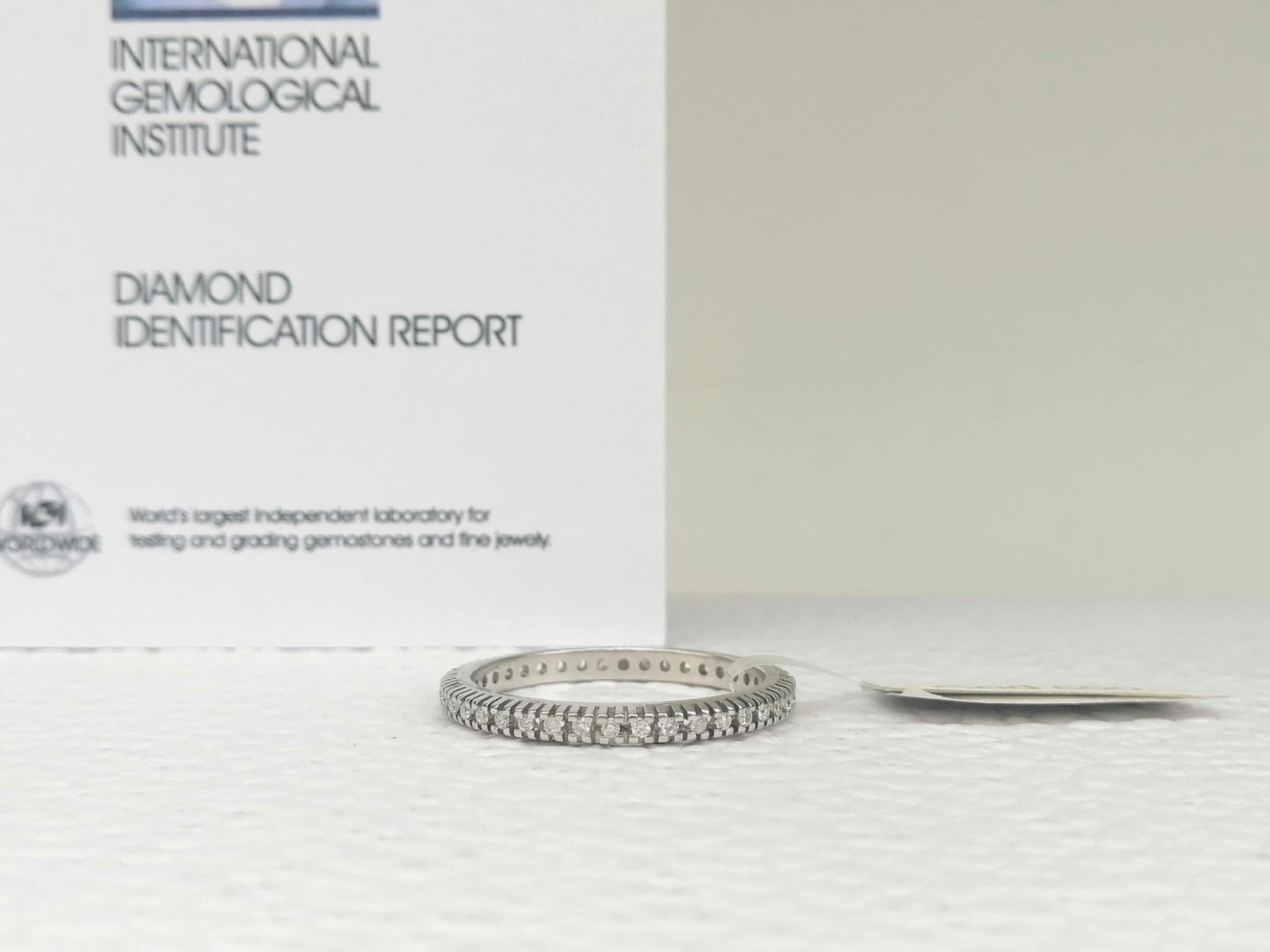 ANELLO VERETTA ETERNITY DIAMANTI