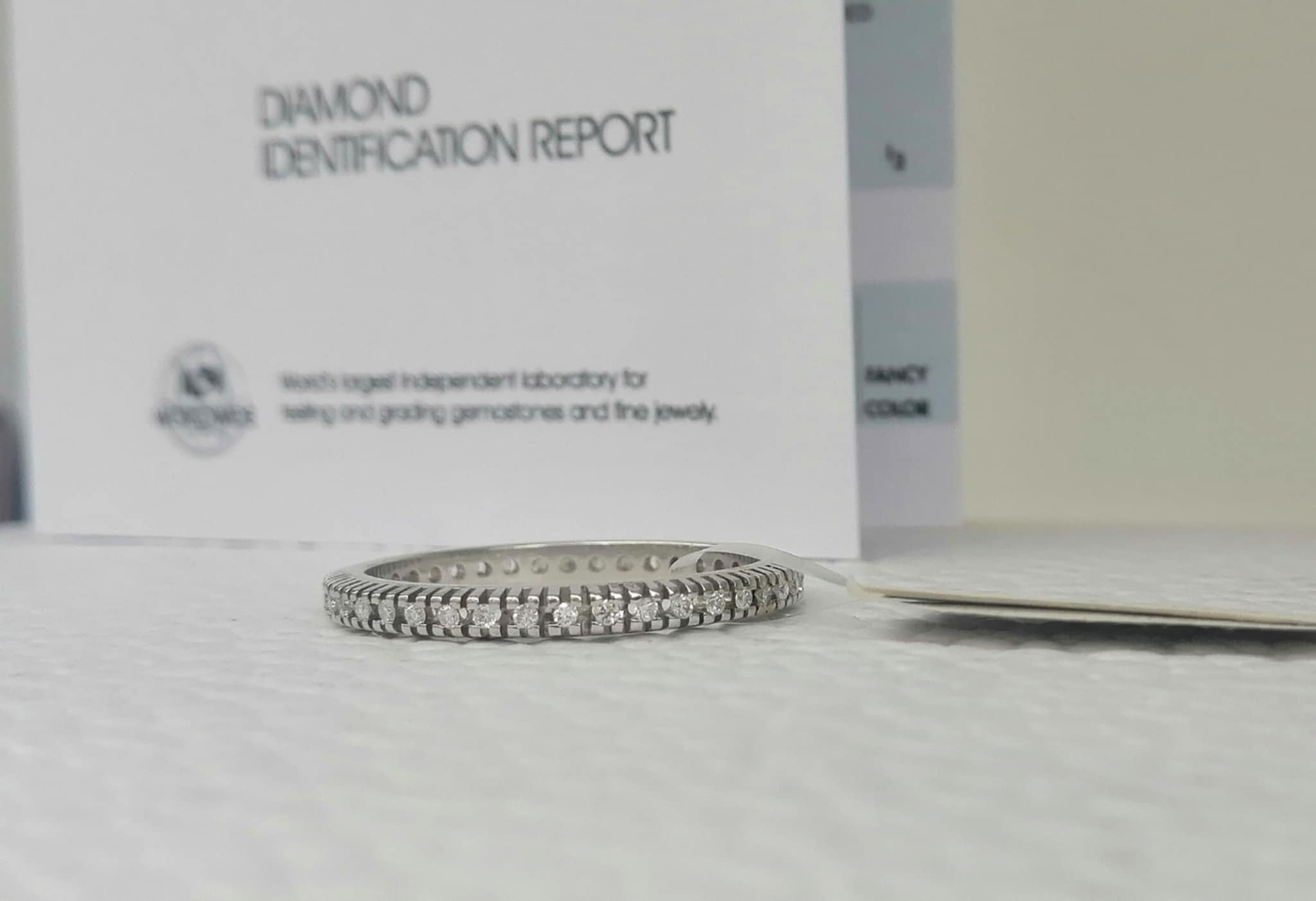 ANELLO VERETTA ETERNITY DIAMANTI