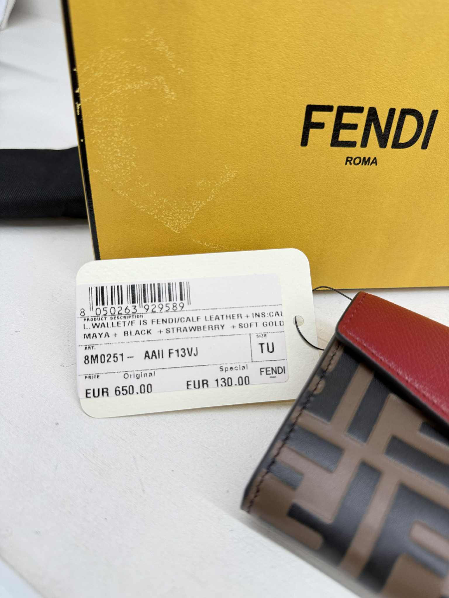 FENDI PORTAFOGLIO CONTINENTAL
