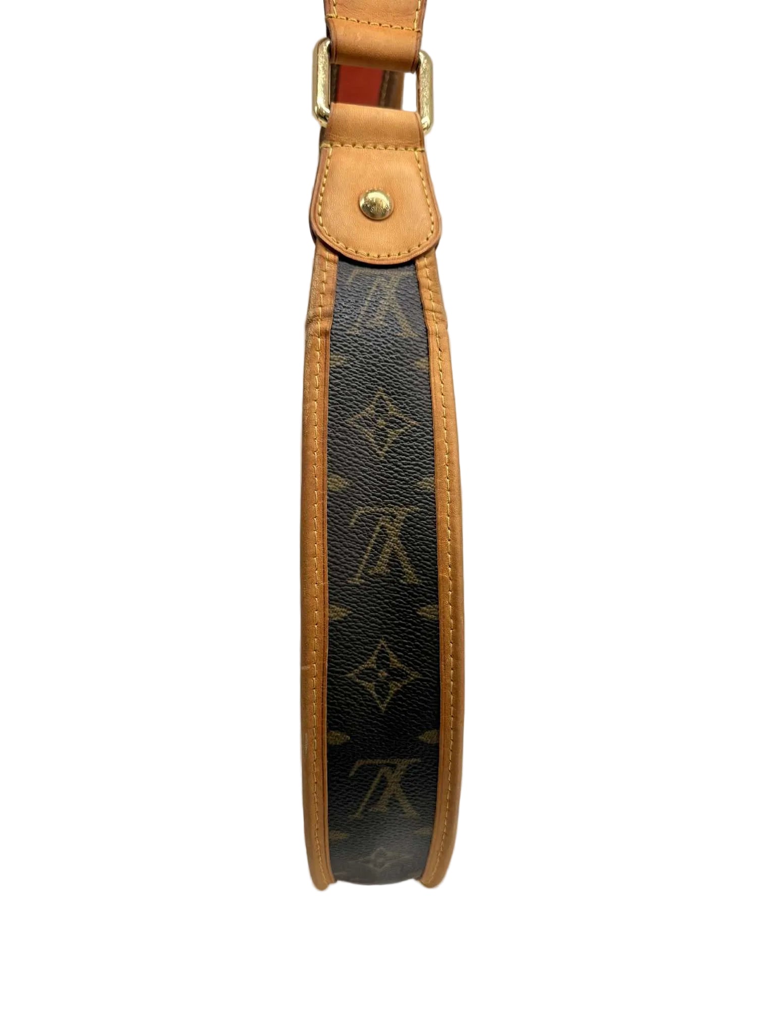 LOUIS VUITTON LIMITED EDITION ORANGE PERFORATED DEMI LUNE