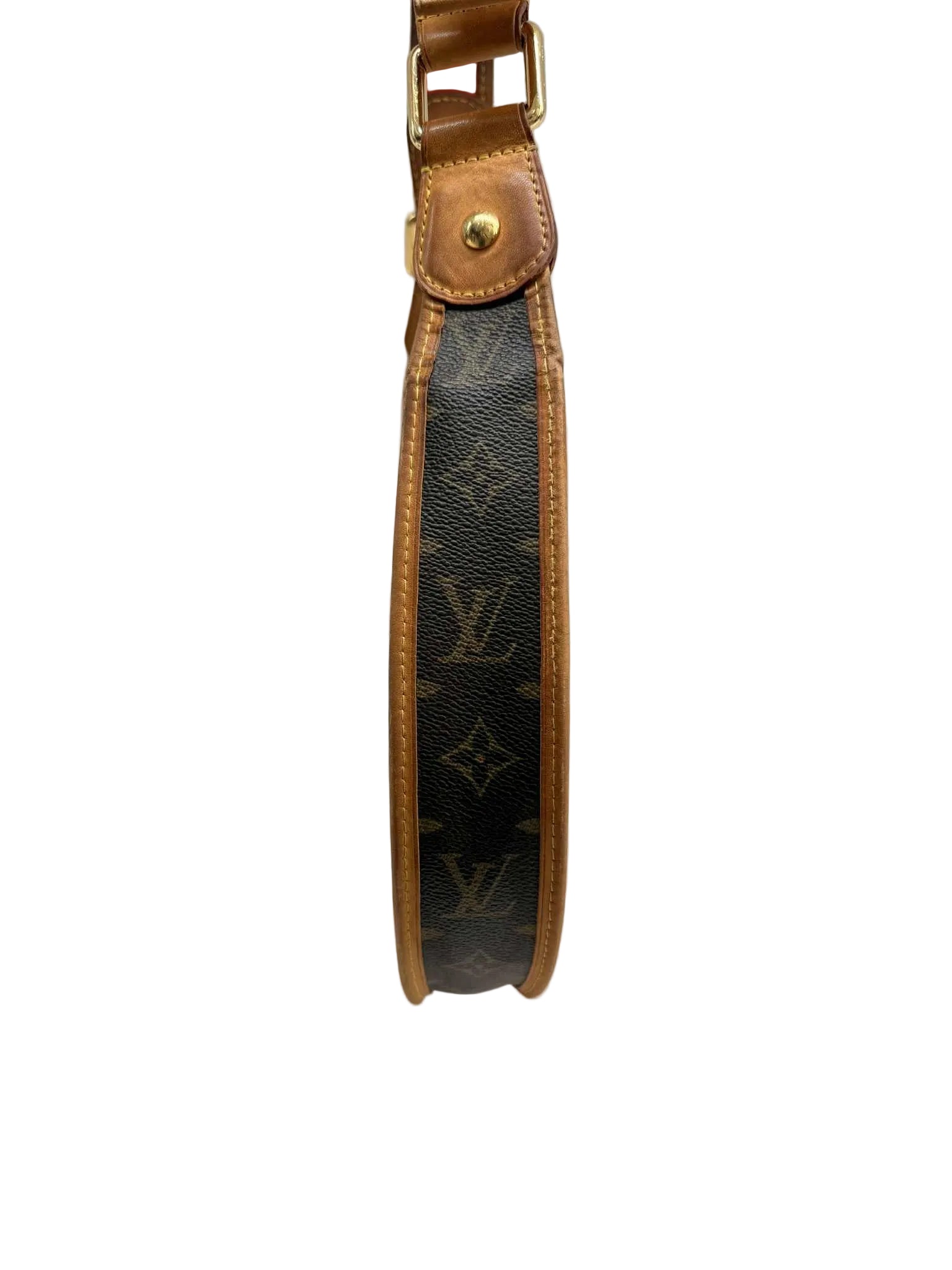 LOUIS VUITTON LIMITED EDITION ORANGE PERFORATED DEMI LUNE