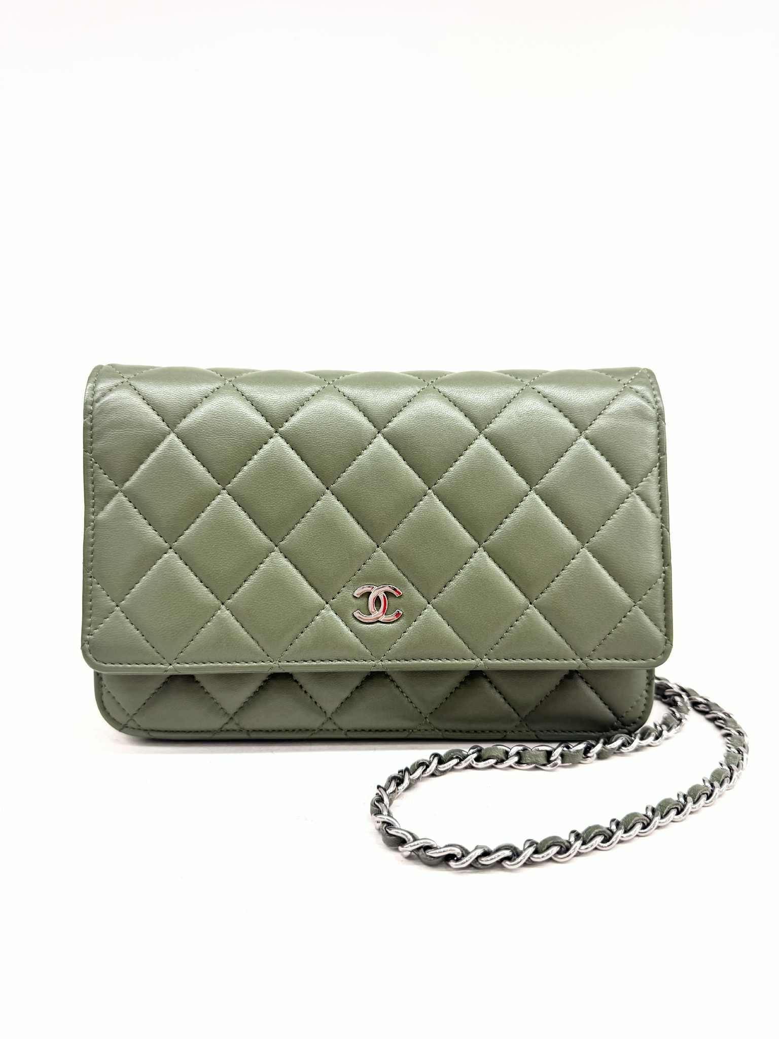 CHANEL WALLET CHAIN VERDE