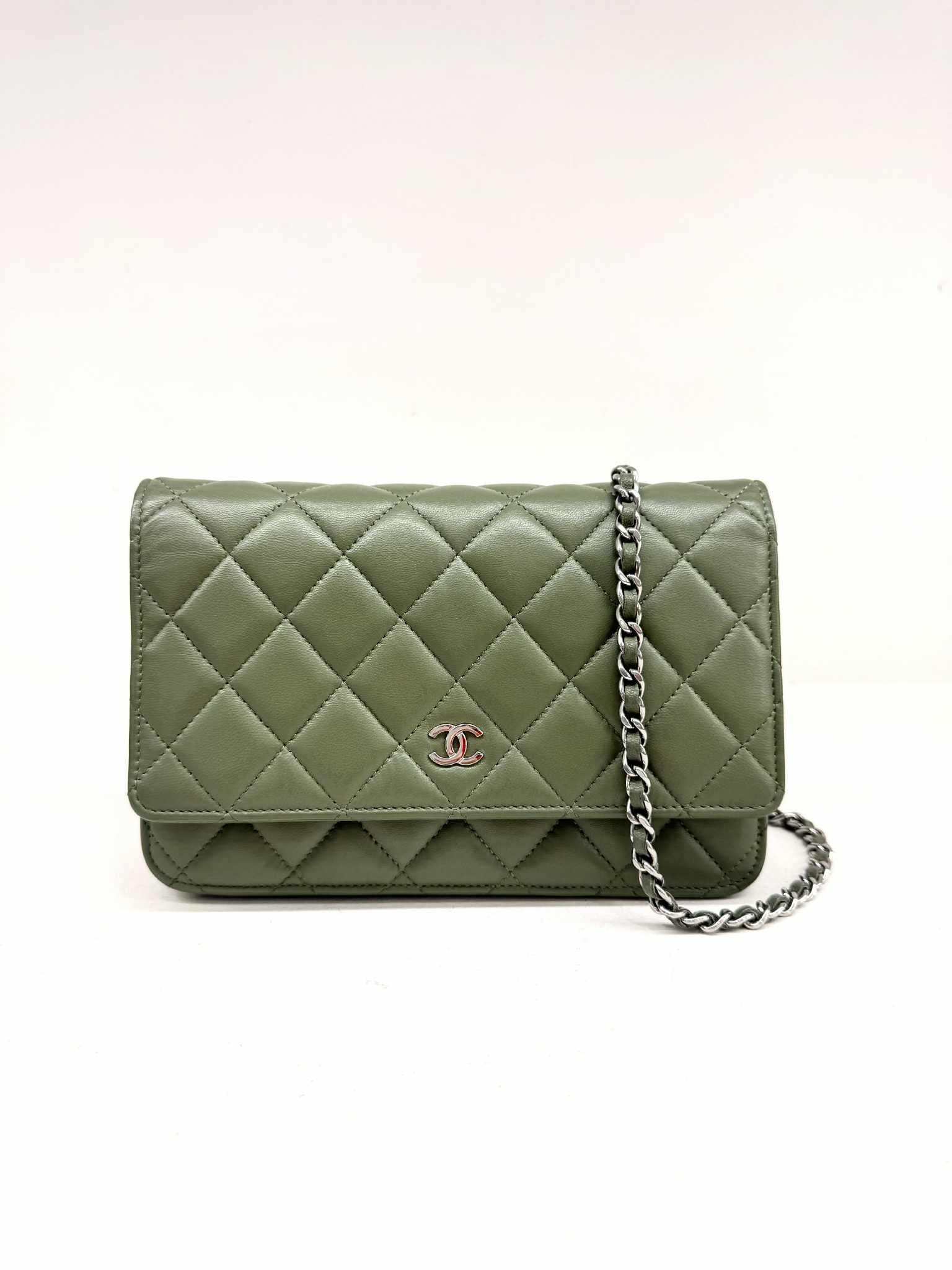 CHANEL WALLET CHAIN VERDE