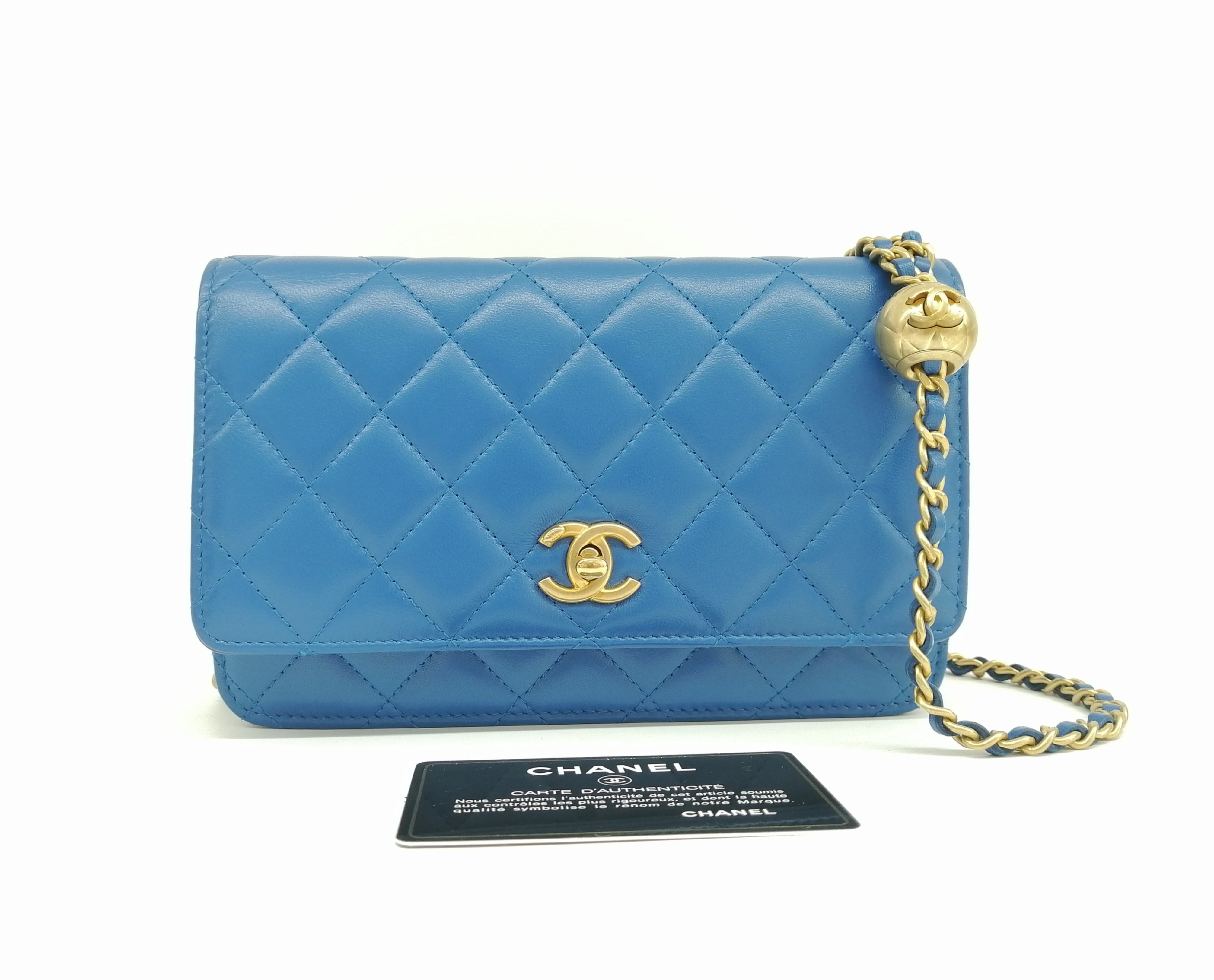 CHANEL WALLET CHAIN PEARL CRUSH