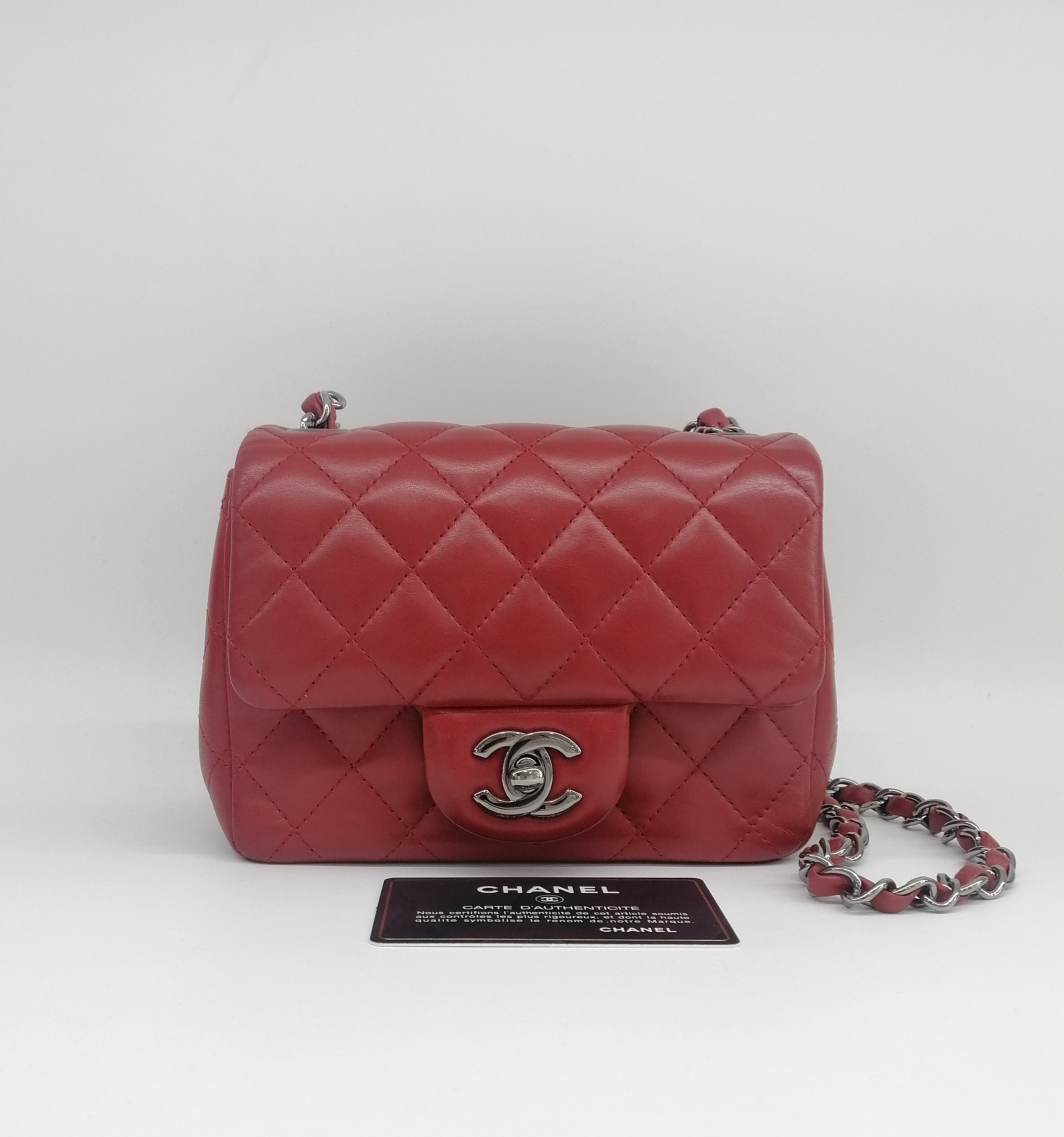 CHANEL TIMELESS MINI ROSSA
