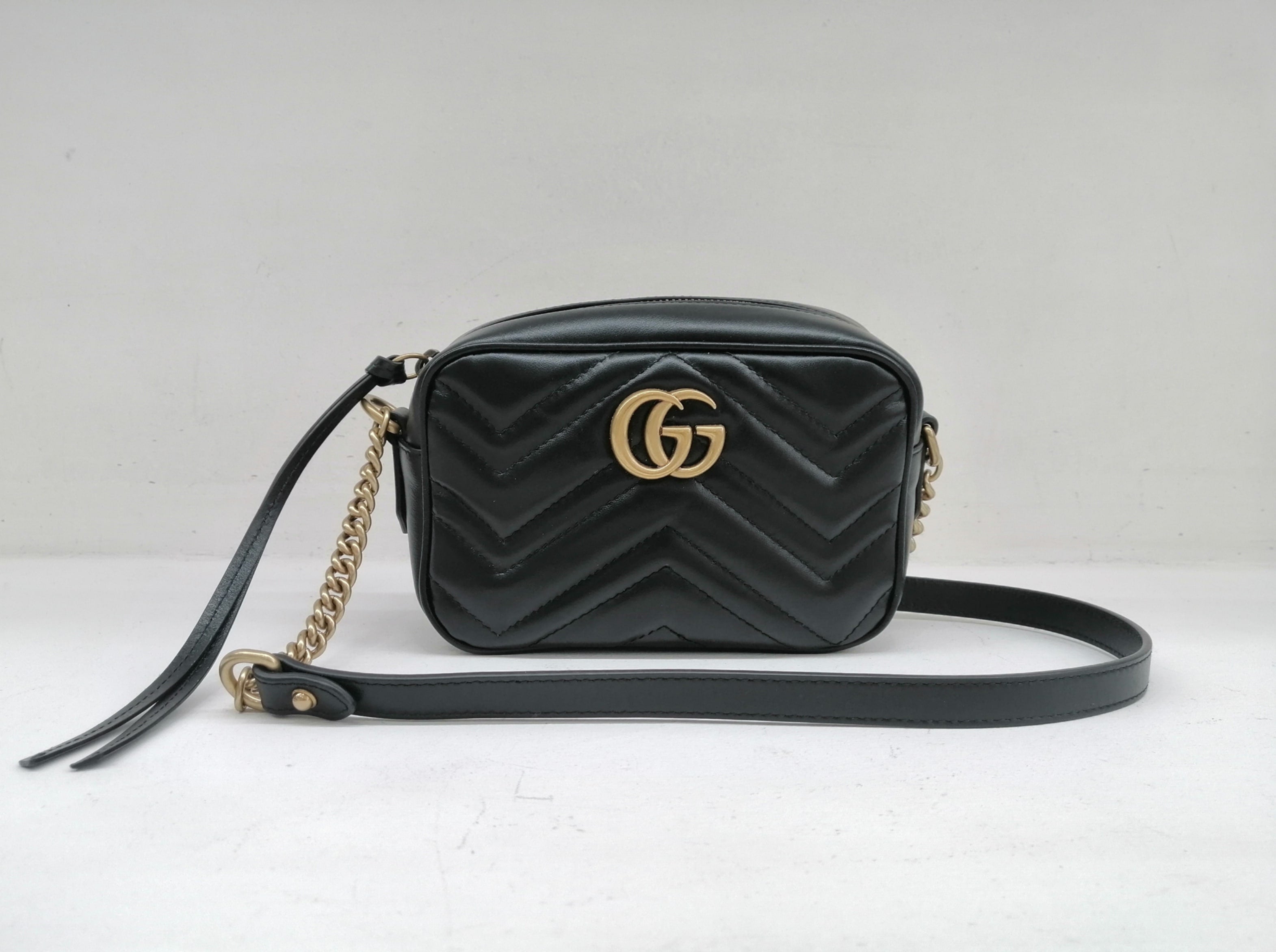 GUCCI MINI CAMERA BAG GG MARMONT