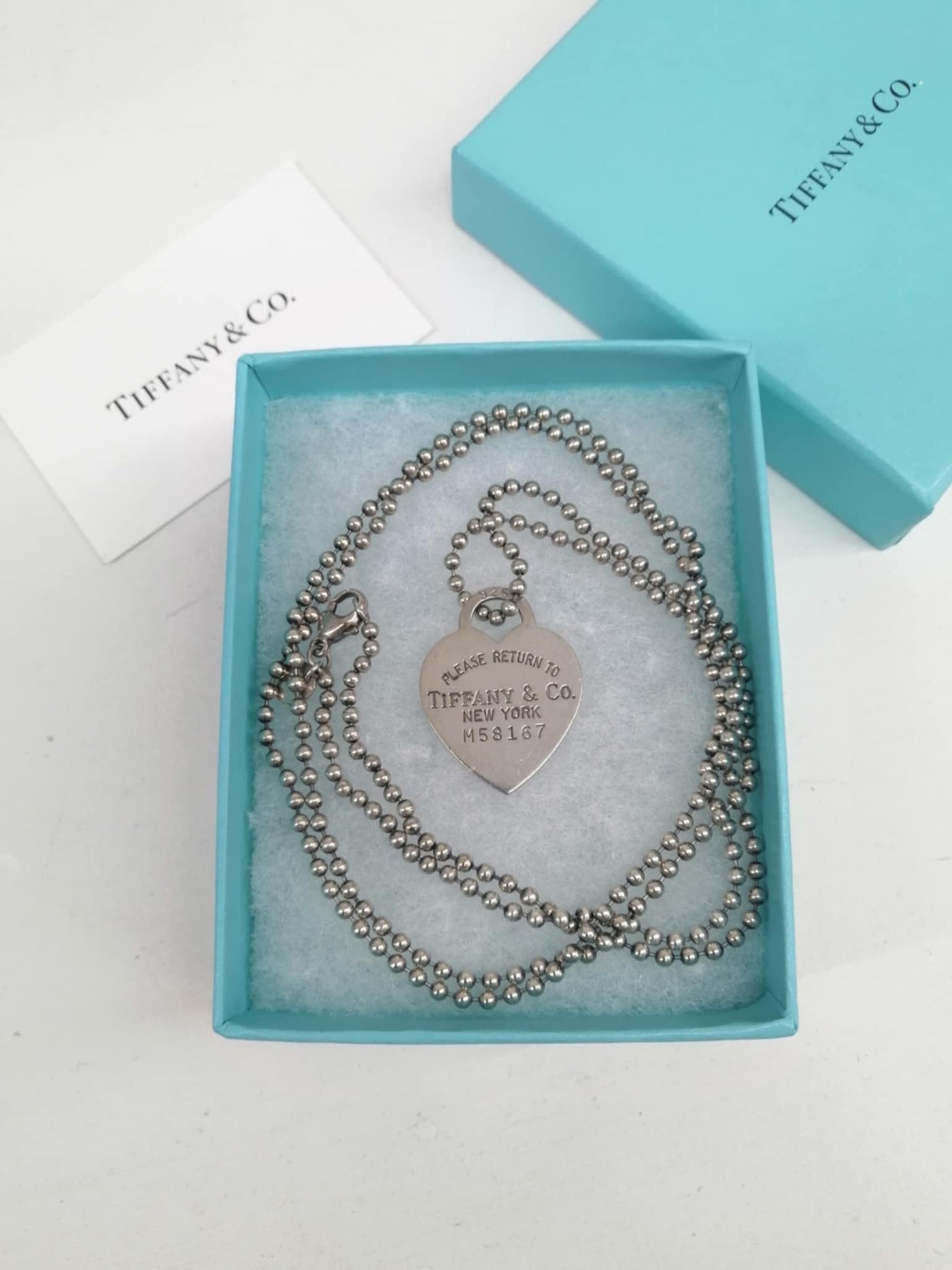 TIFFANY&C. PENDENTE LUNGO CON CUORE