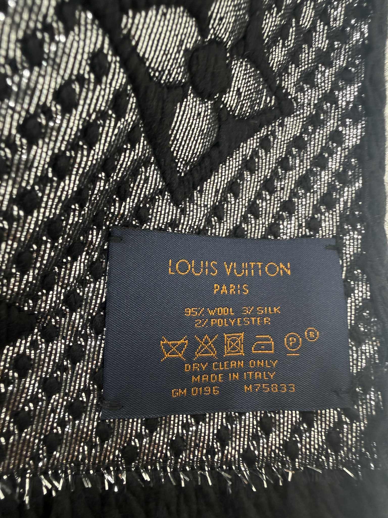 Sciarpa Louis Vuitton Logomania