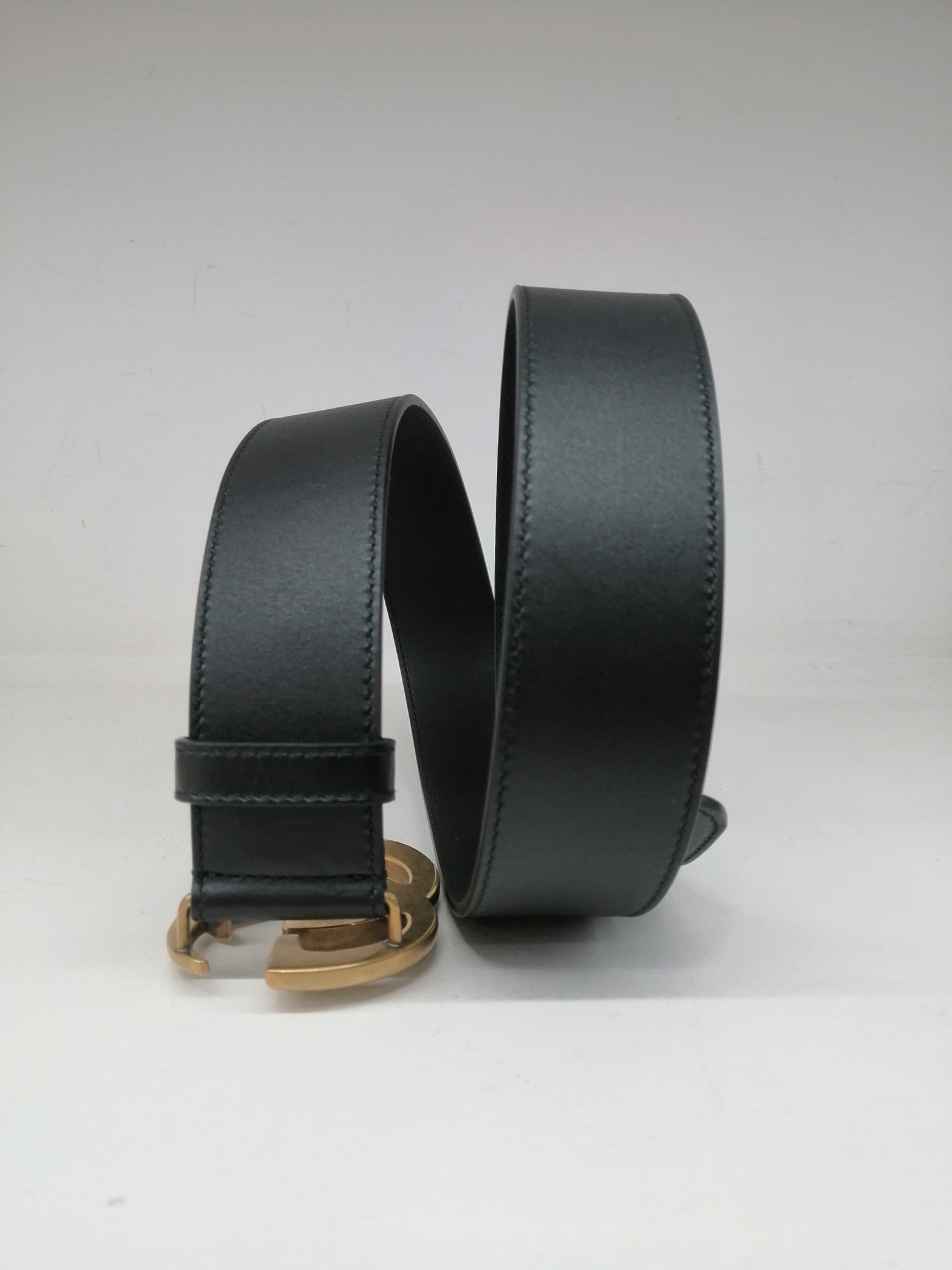 GUCCI CINTURA GG MARMONT 4CM ORO OPACO