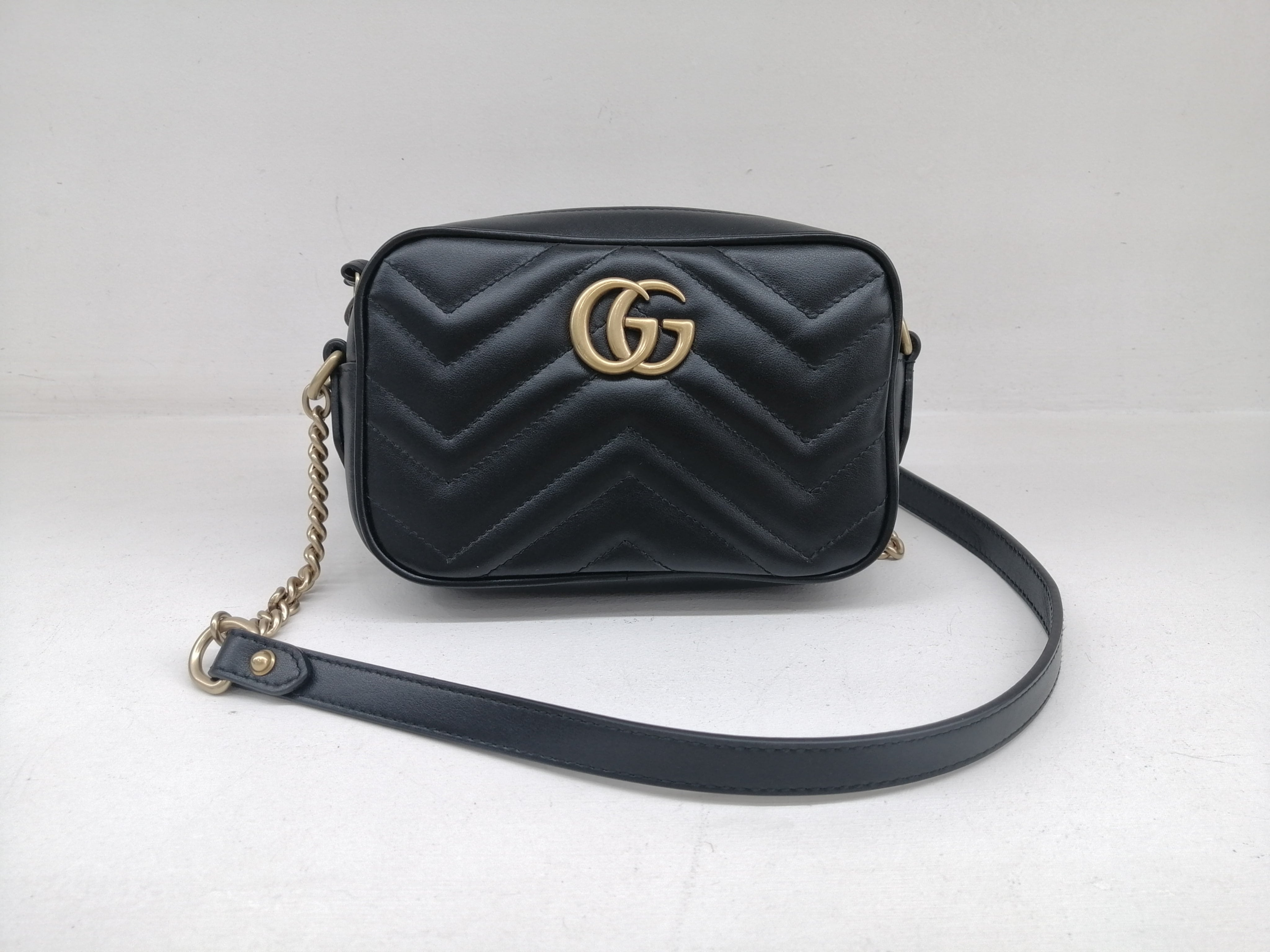 GUCCI MINI CAMERA BAG GG MARMONT