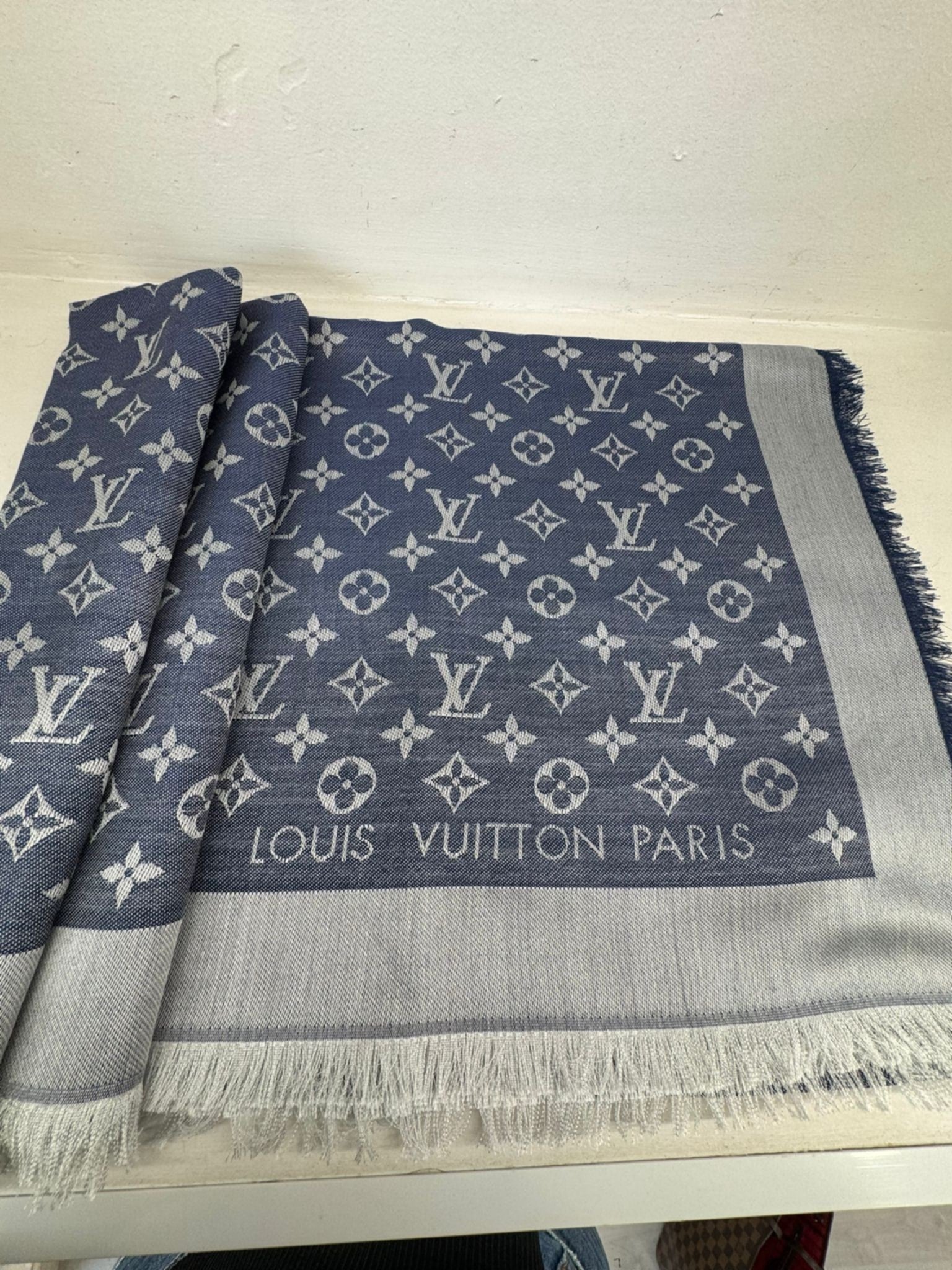 LOUIS VUITTON STOLA MONOGRAM DENIME/BLU