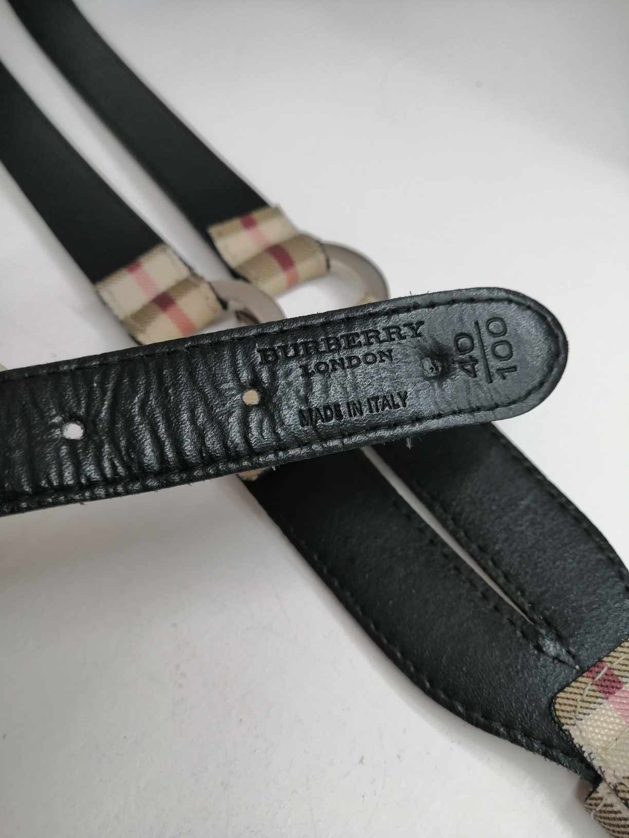 Burberry Cintura doppia cinta TG 100