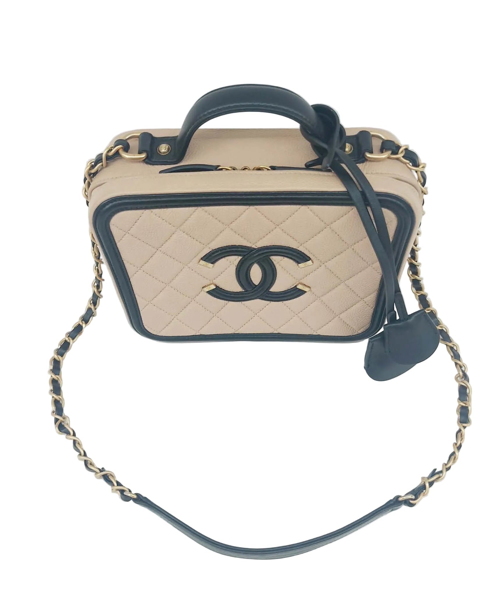 CHANEL FILIGREE VANITY CASE